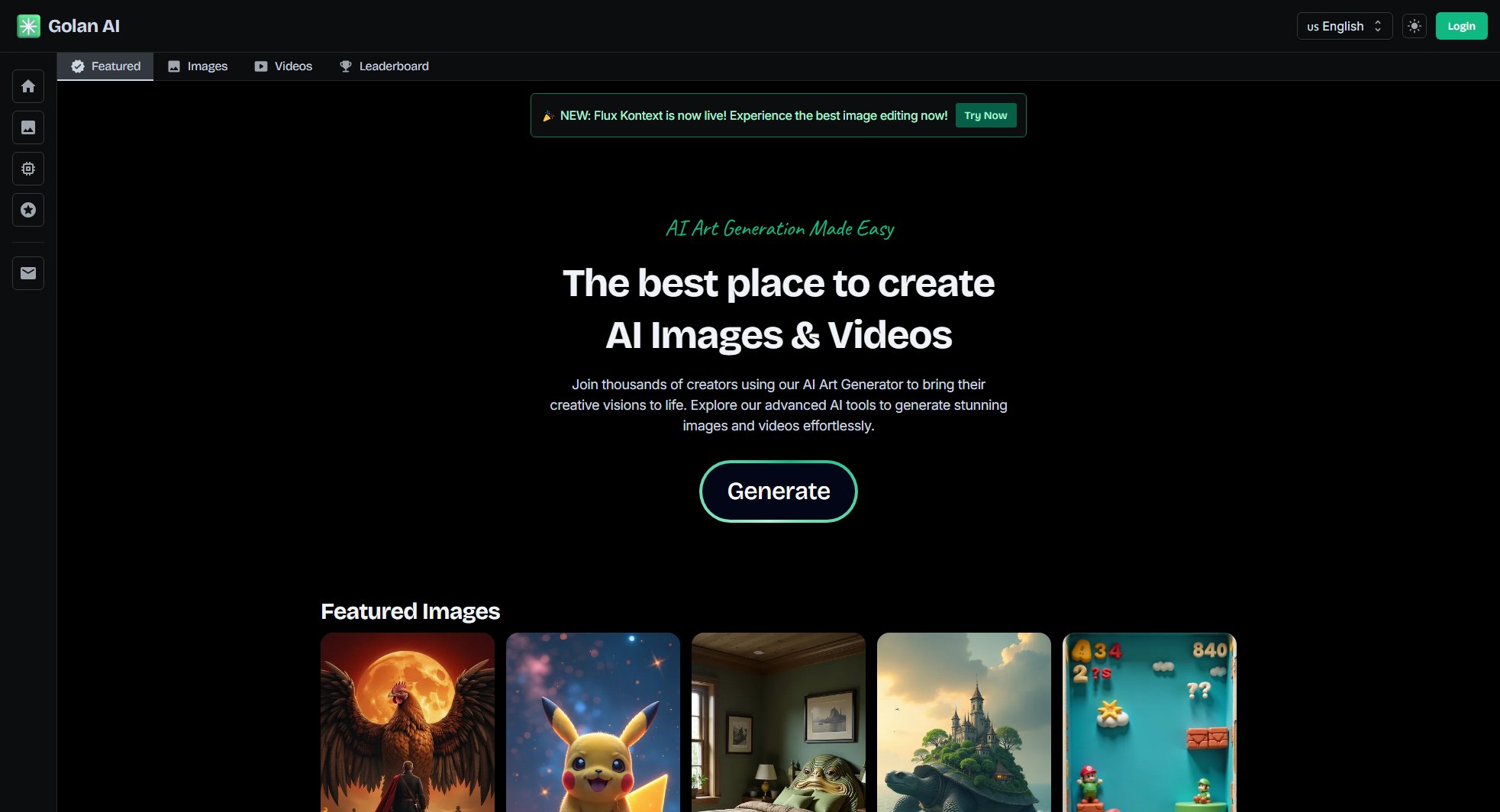 Golan AI Golan AI Interface & Screenshots