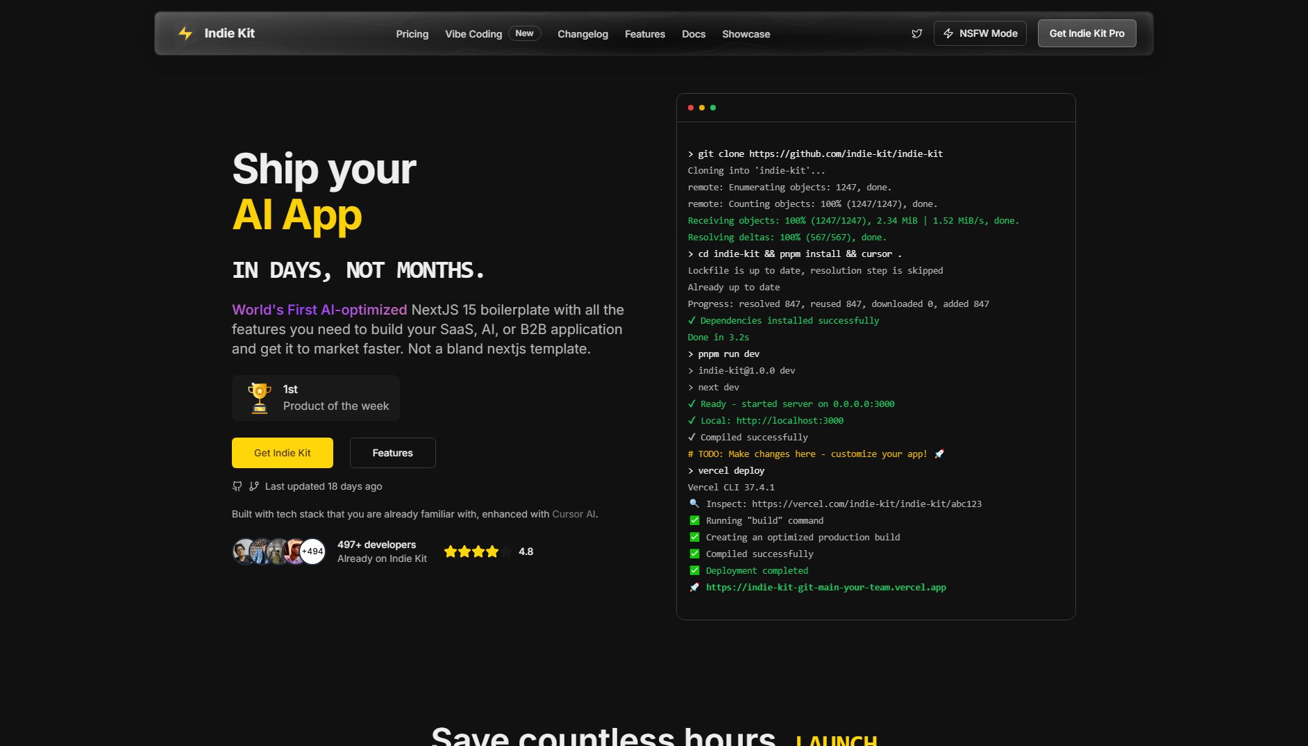 Indie Kit Screenshot