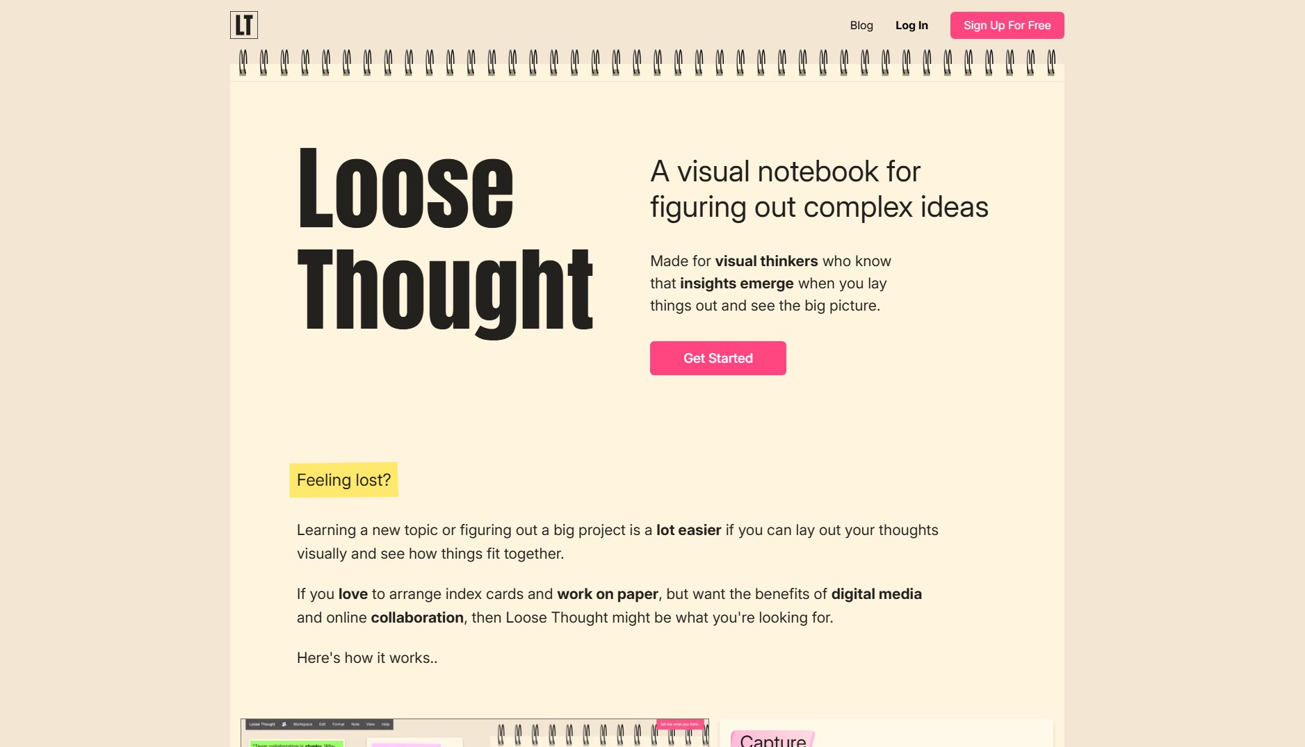 Loose Thought Loose Thought Interface & Screenshots Loose Thought Loose Thought Interface & Screenshots