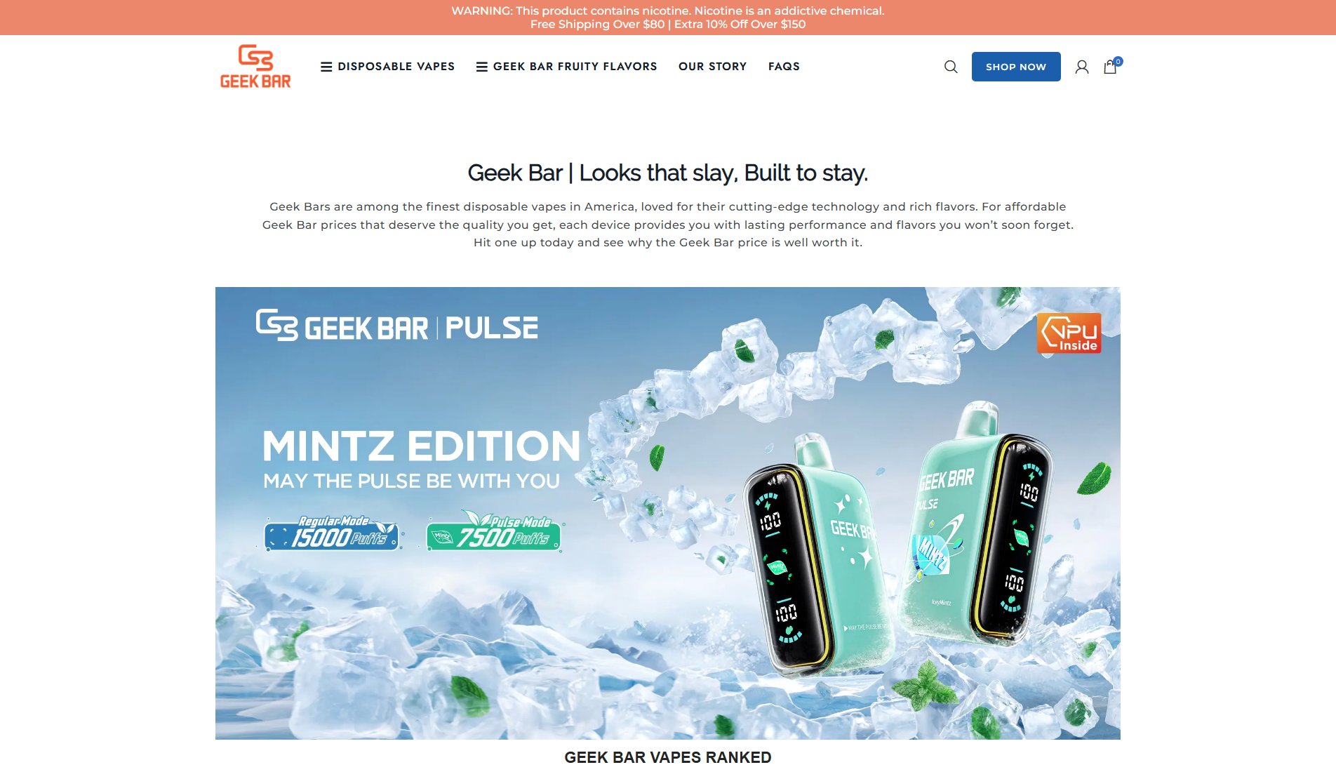 Geek Bar Geek Bar Interface & Screenshots Geek Bar Geek Bar Interface & Screenshots