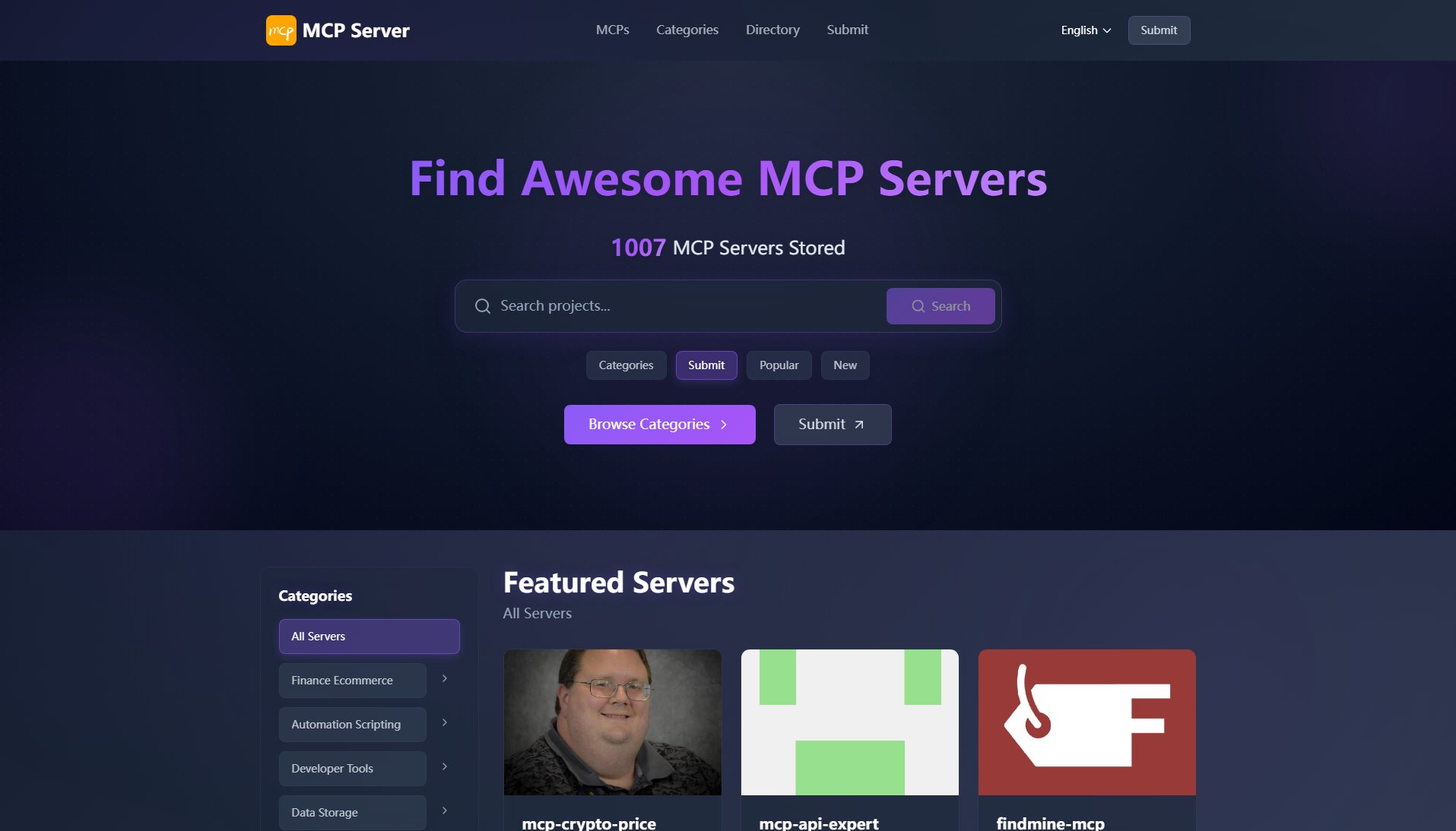 MCP Server MCP Server Interface & Screenshots MCP Server MCP Server Interface & Screenshots