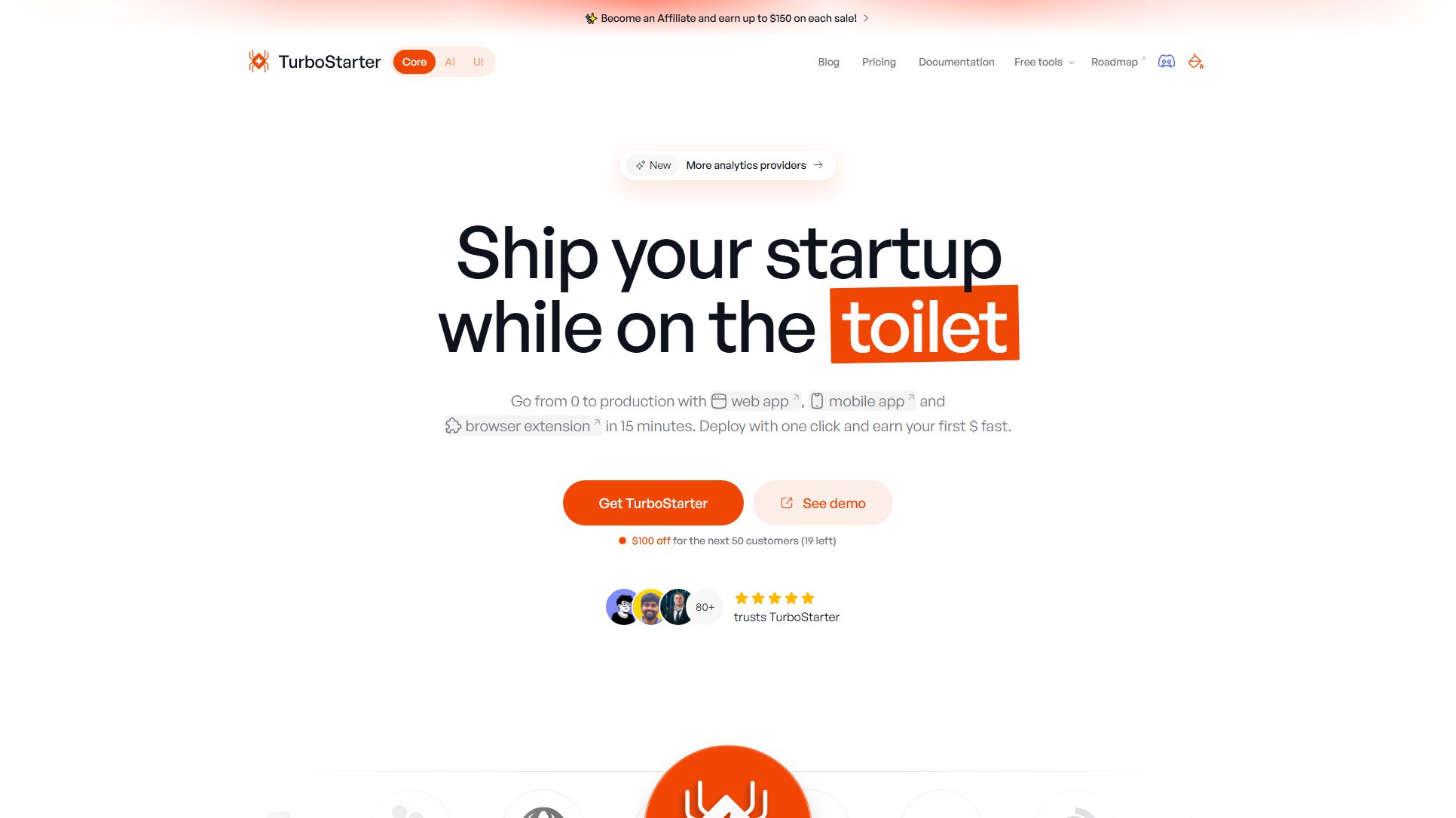 TurboStarter TurboStarter Interface & Screenshots