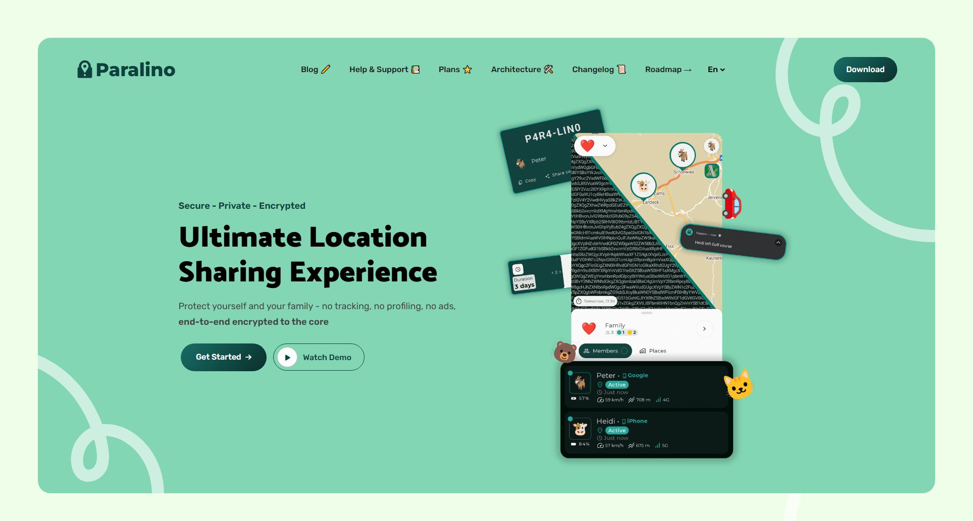 Paralino Paralino Interface & Screenshots