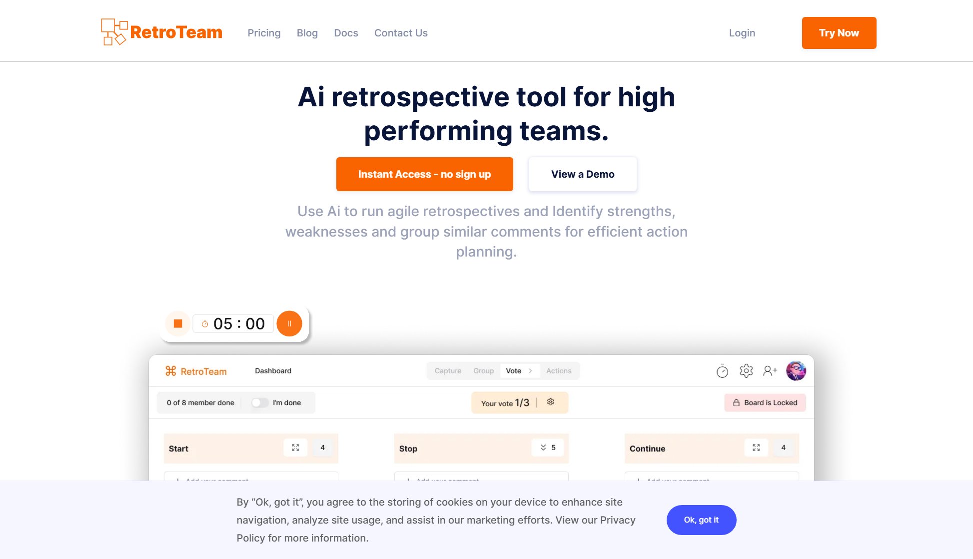 RetroTeam RetroTeam Interface & Screenshots RetroTeam RetroTeam Interface & Screenshots