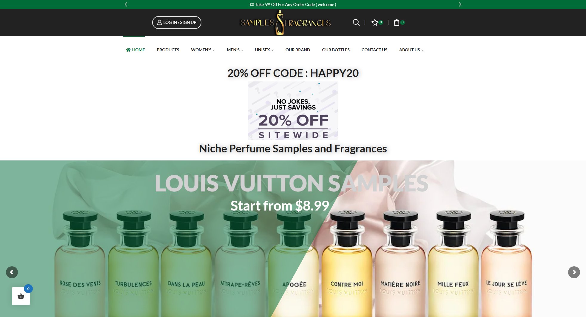 Samples and Fragrances Samples and Fragrances Interface & Screenshots Samples and Fragrances Samples and Fragrances Interface & Screenshots