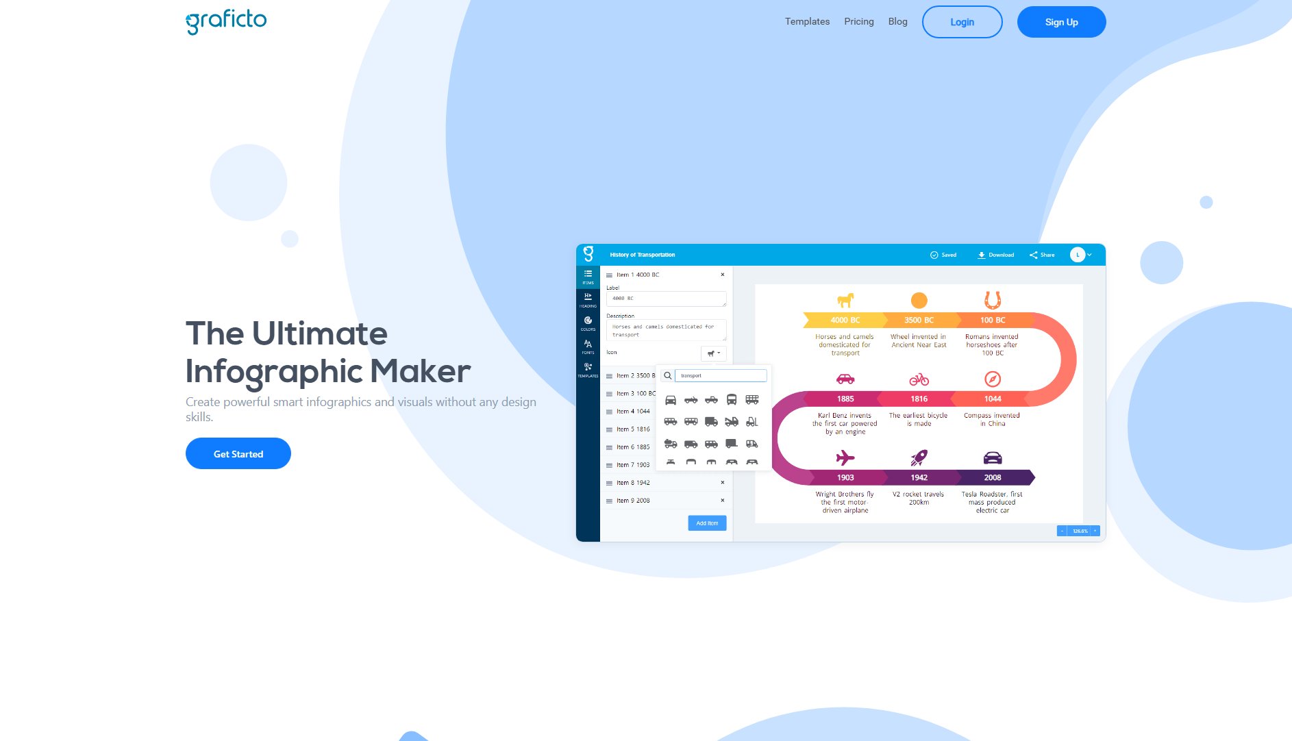 Graficto Graficto Interface & Screenshots