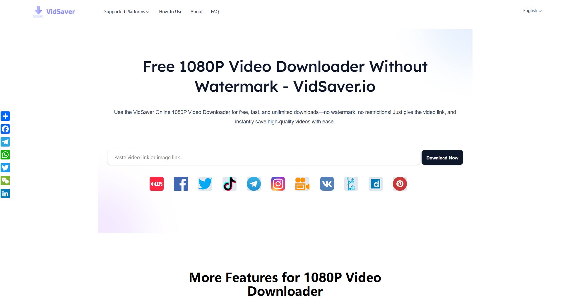 VidSaver.io Screenshot VidSaver.io Screenshot