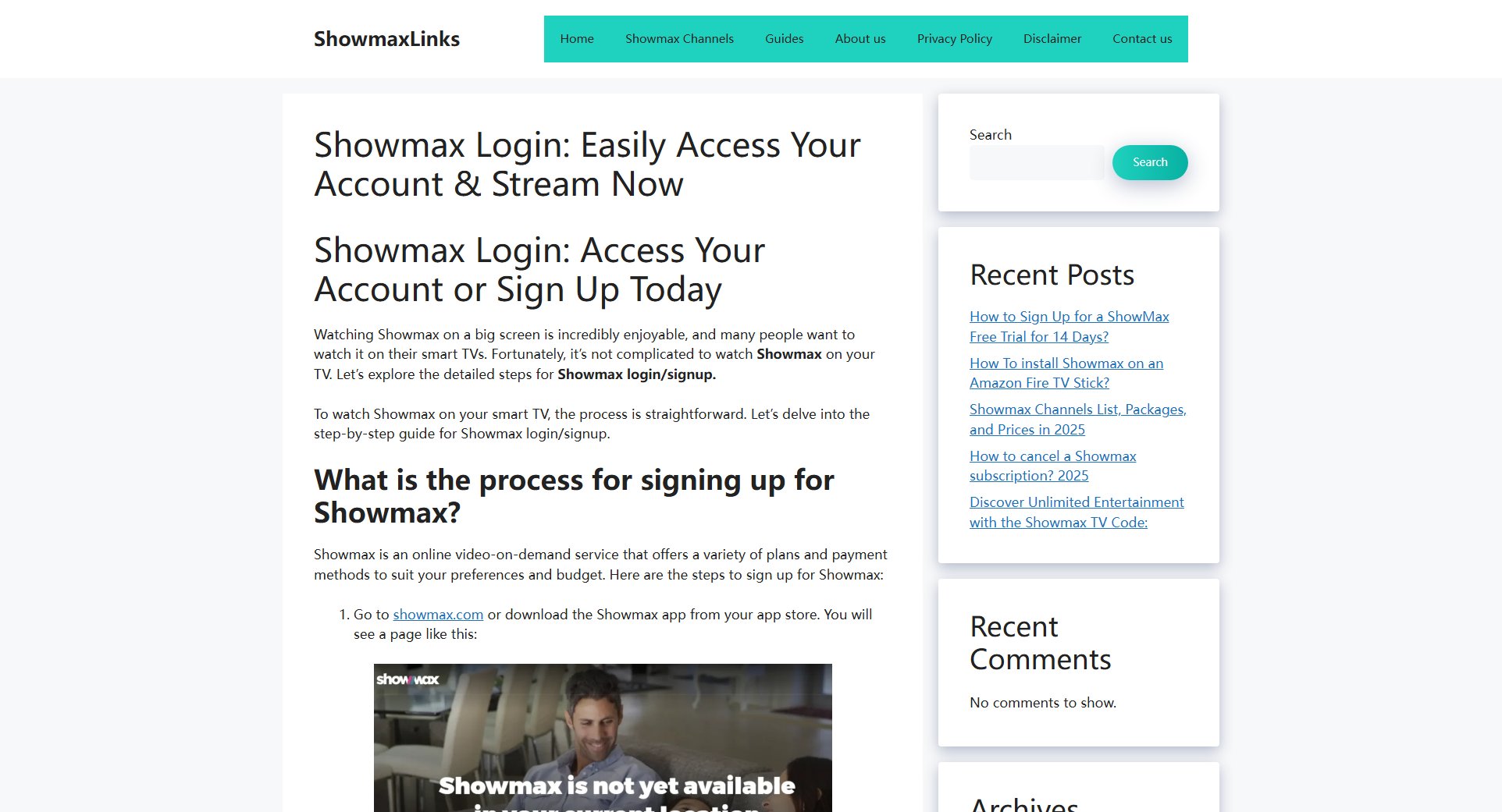 Showmax Showmax Interface & Screenshots Showmax Showmax Interface & Screenshots