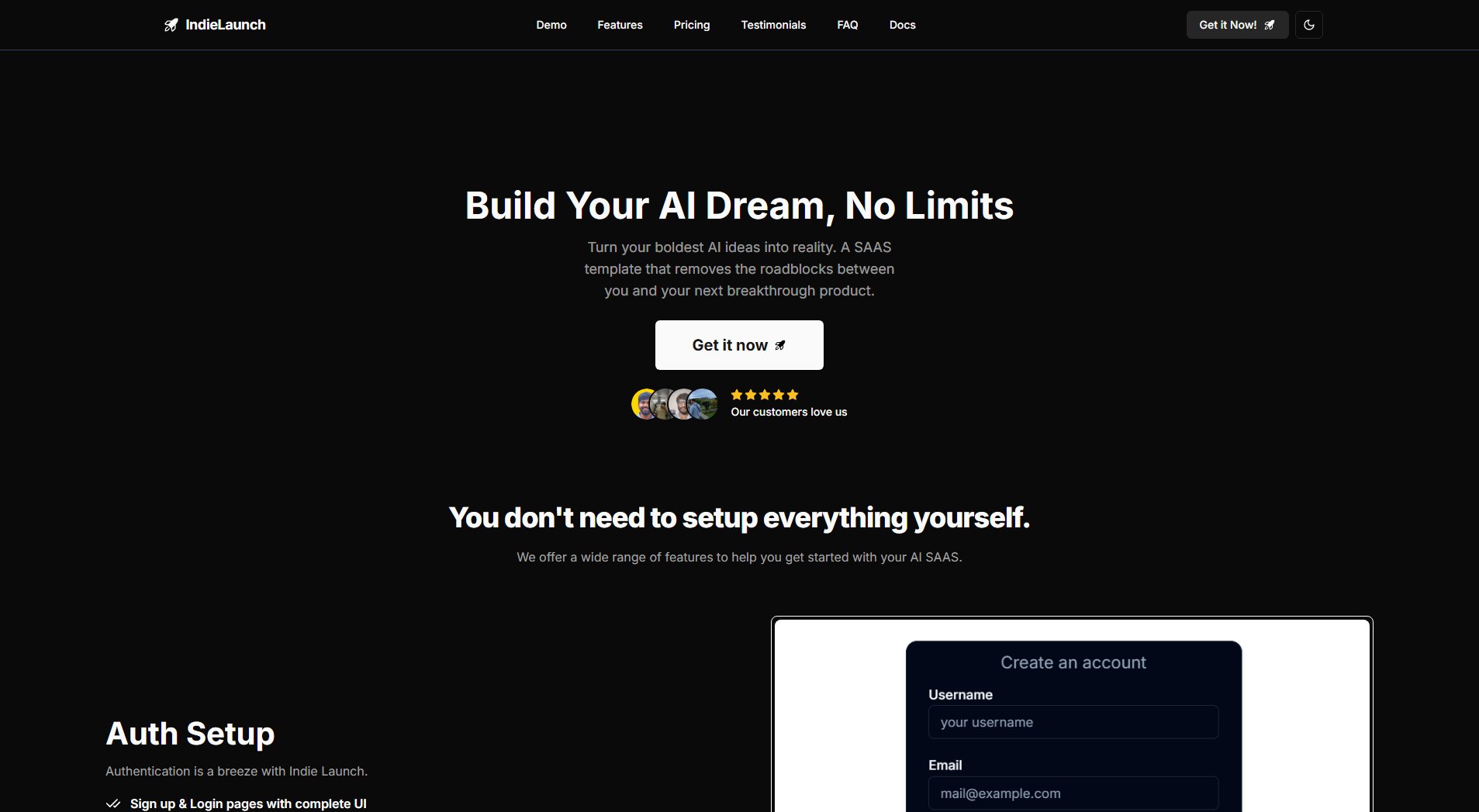 IndieLaunch IndieLaunch Interface & Screenshots IndieLaunch IndieLaunch Interface & Screenshots