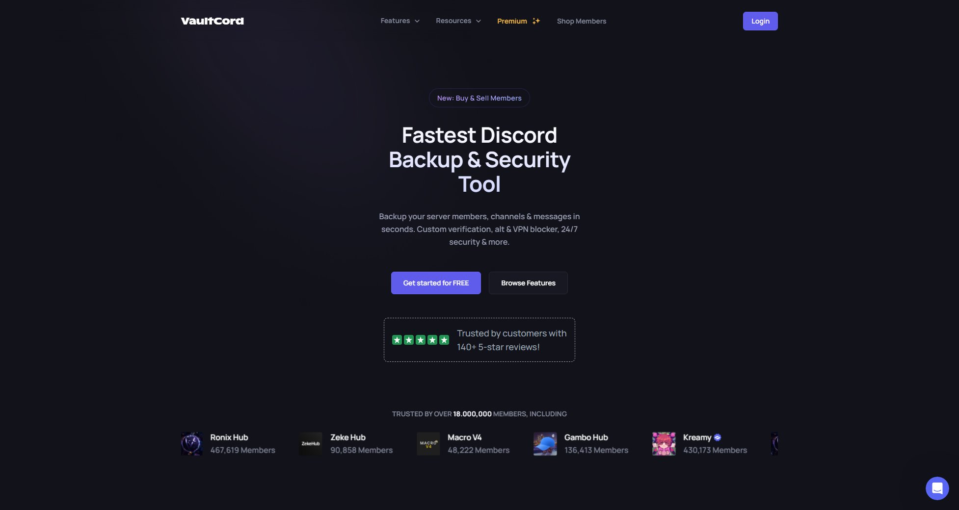 VaultCord VaultCord Interface & Screenshots