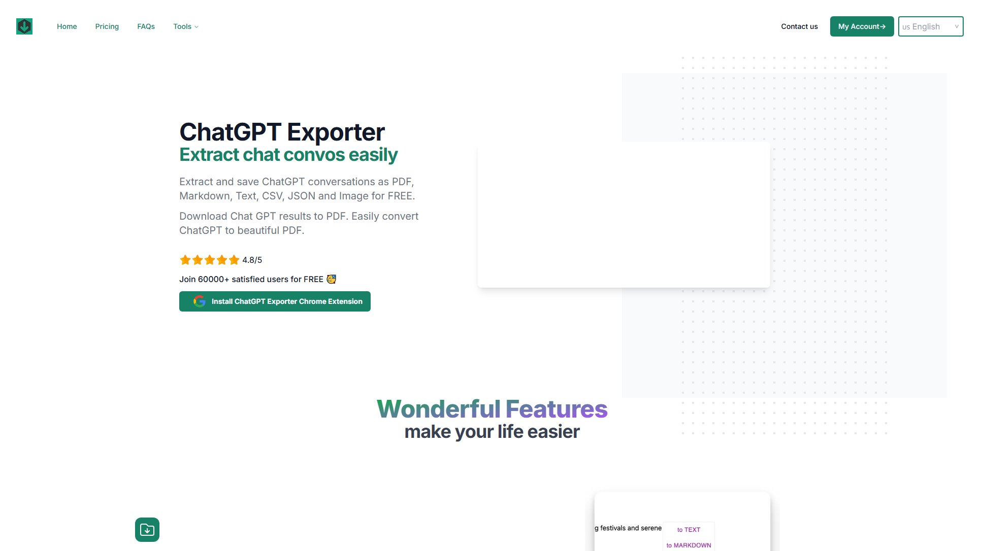 ChatGPT Exporter Screenshot