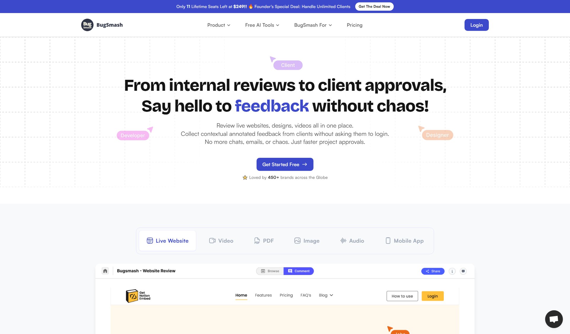 BugSmash BugSmash Interface & Screenshots