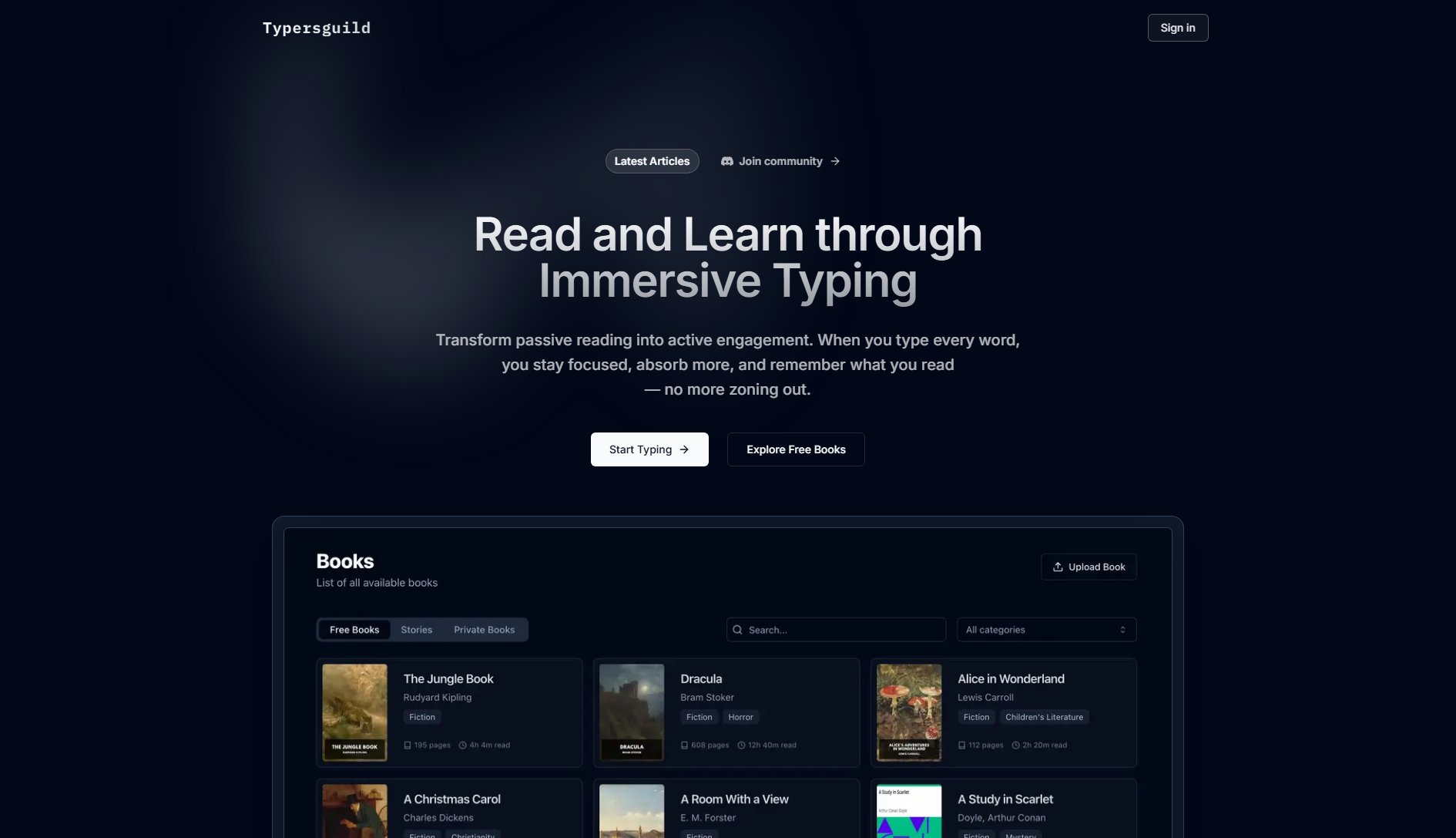 Typersguild Typersguild Interface & Screenshots Typersguild Typersguild Interface & Screenshots