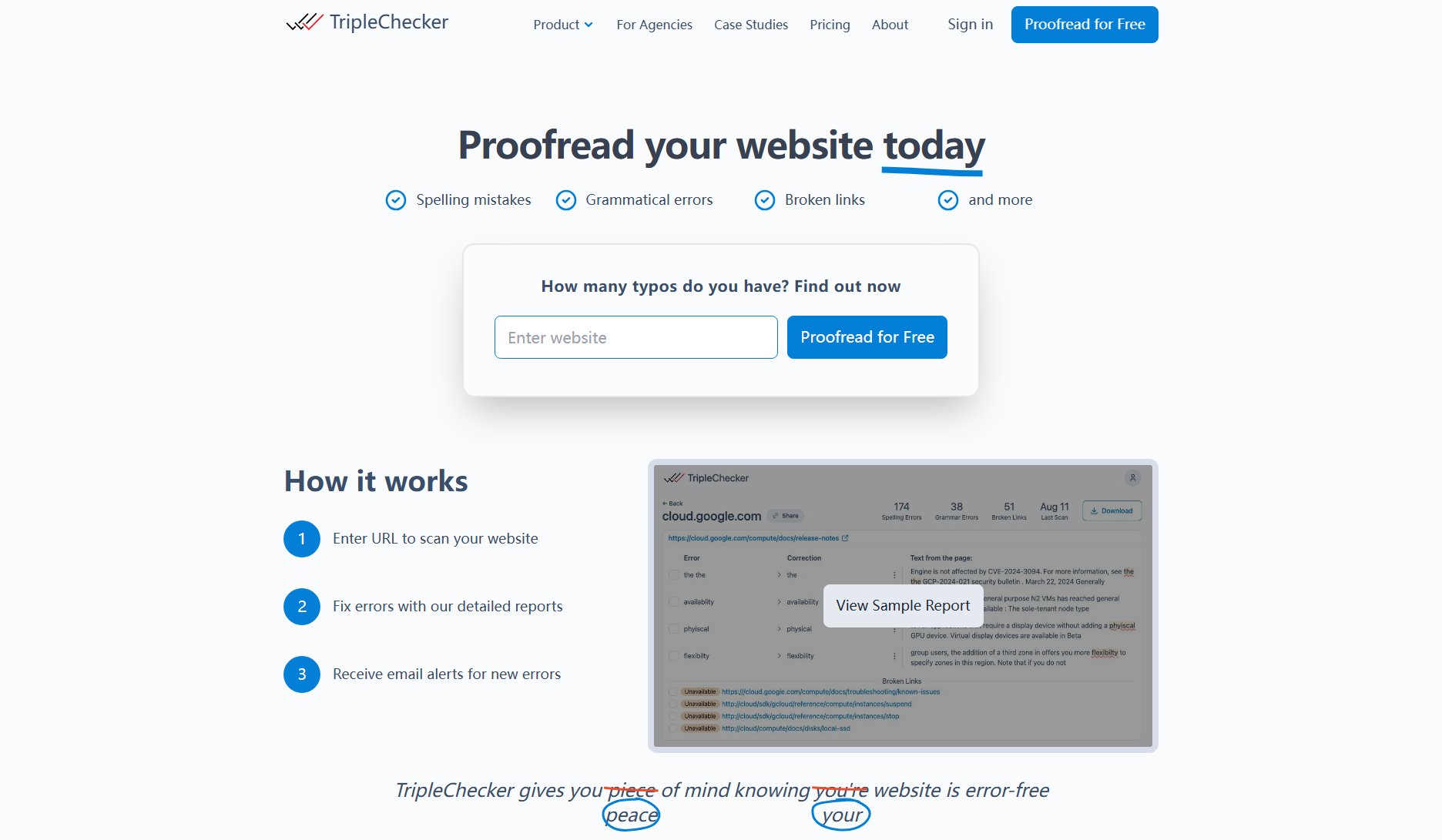 TripleChecker TripleChecker Interface & Screenshots TripleChecker TripleChecker Interface & Screenshots