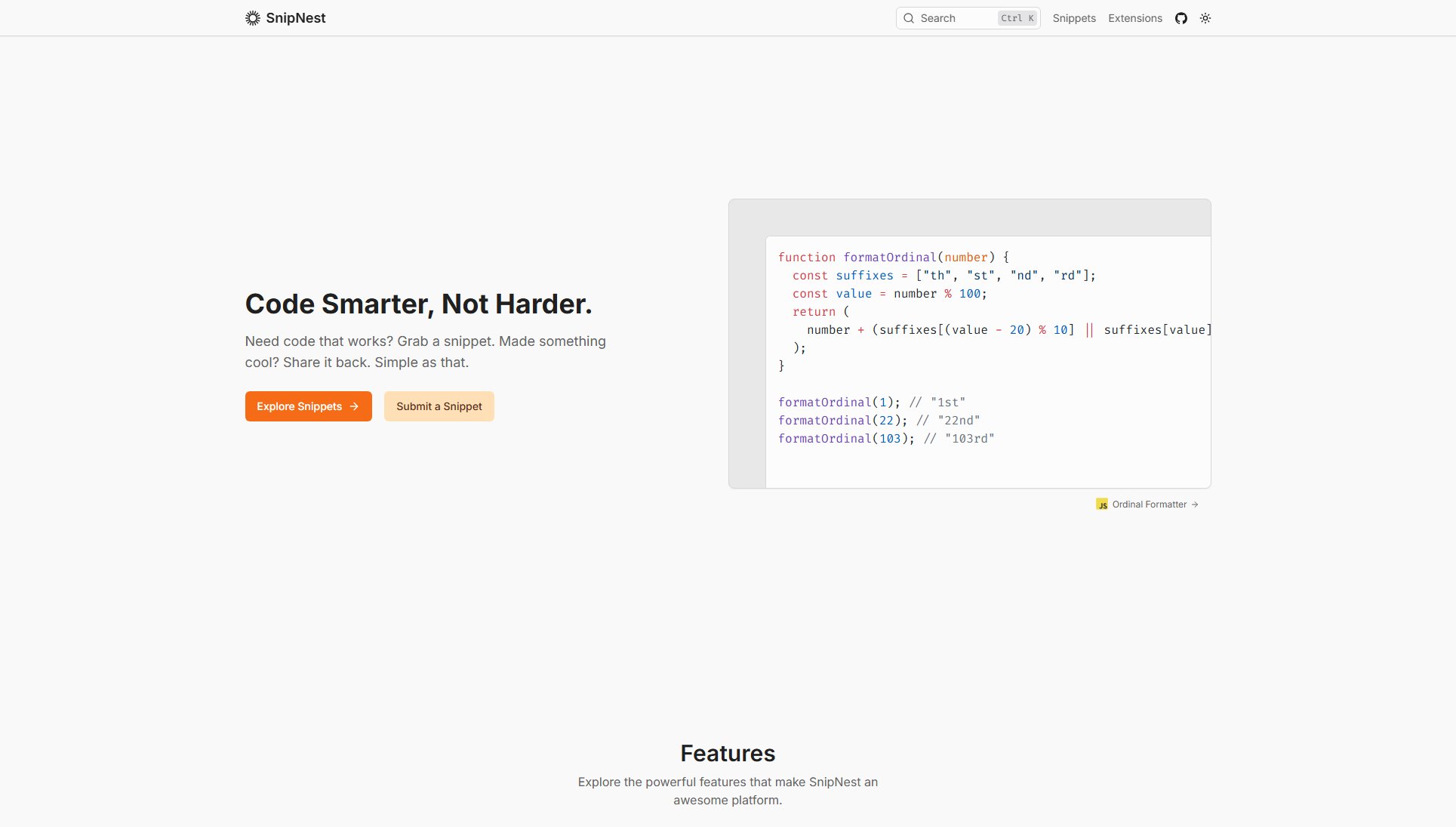 SnipNest SnipNest Interface & Screenshots SnipNest SnipNest Interface & Screenshots