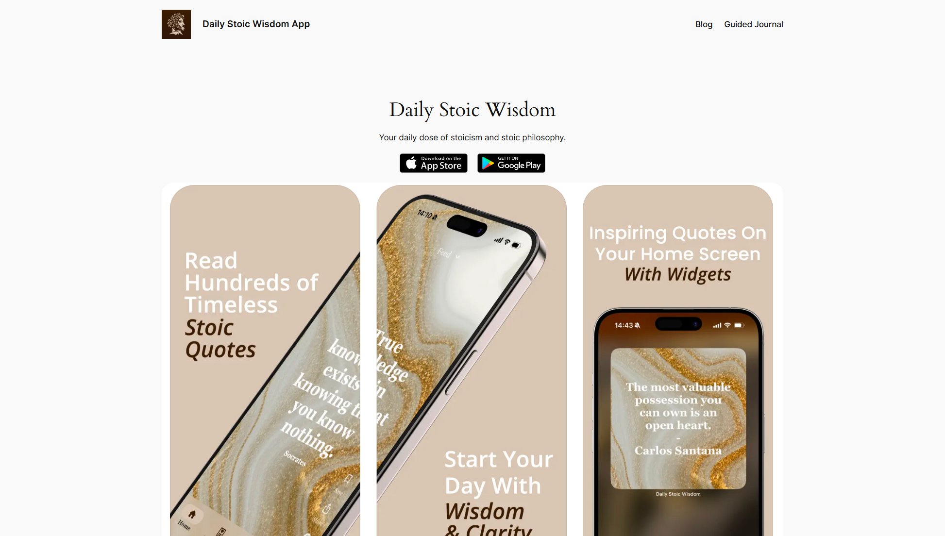Daily Stoic Wisdom App Daily Stoic Wisdom App Interface & Screenshots Daily Stoic Wisdom App Daily Stoic Wisdom App Interface & Screenshots