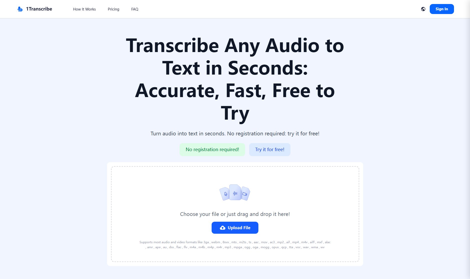 1Transcribe 1Transcribe Interface & Screenshots