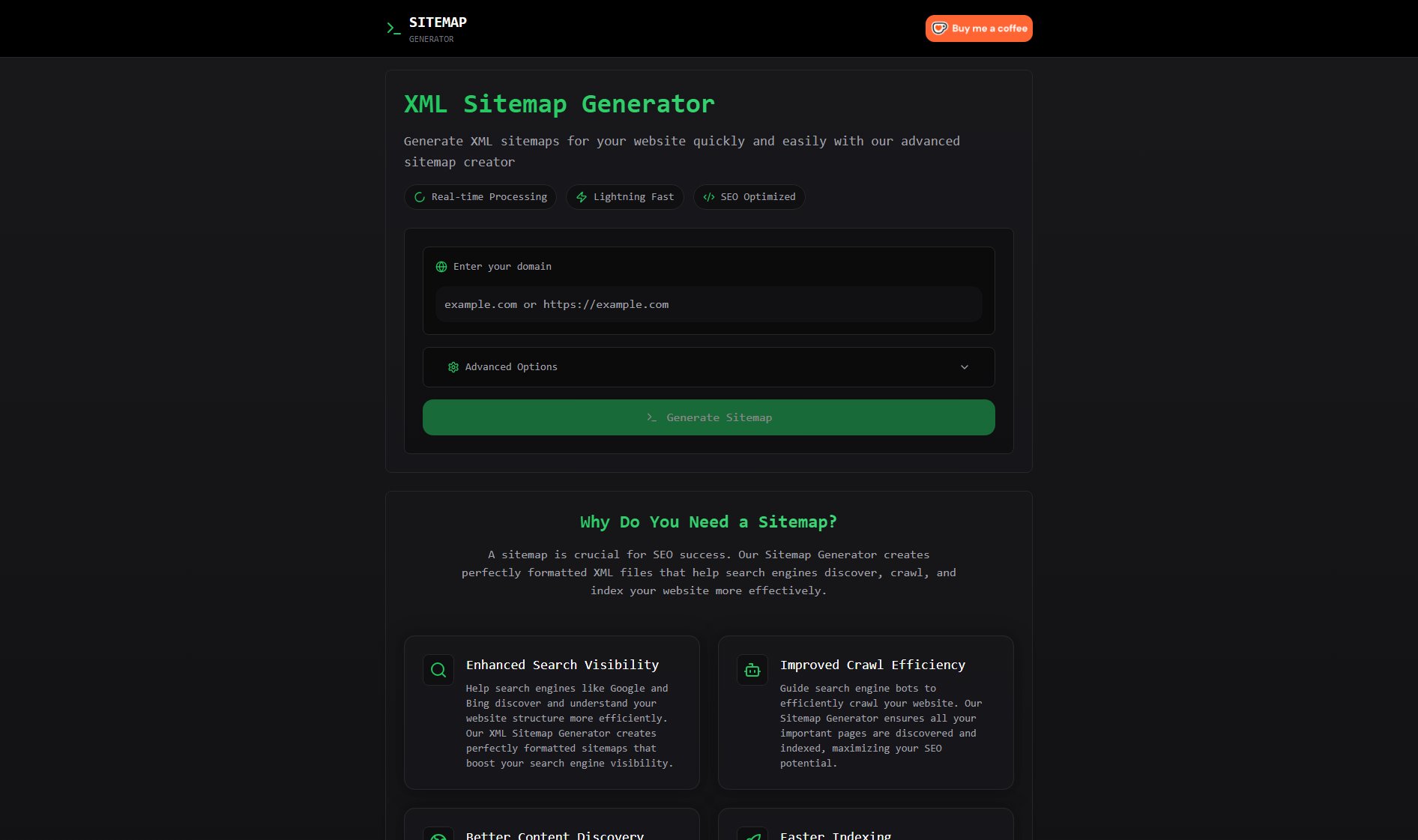 Sitemap Generator Sitemap Generator Interface & Screenshots Sitemap Generator Sitemap Generator Interface & Screenshots