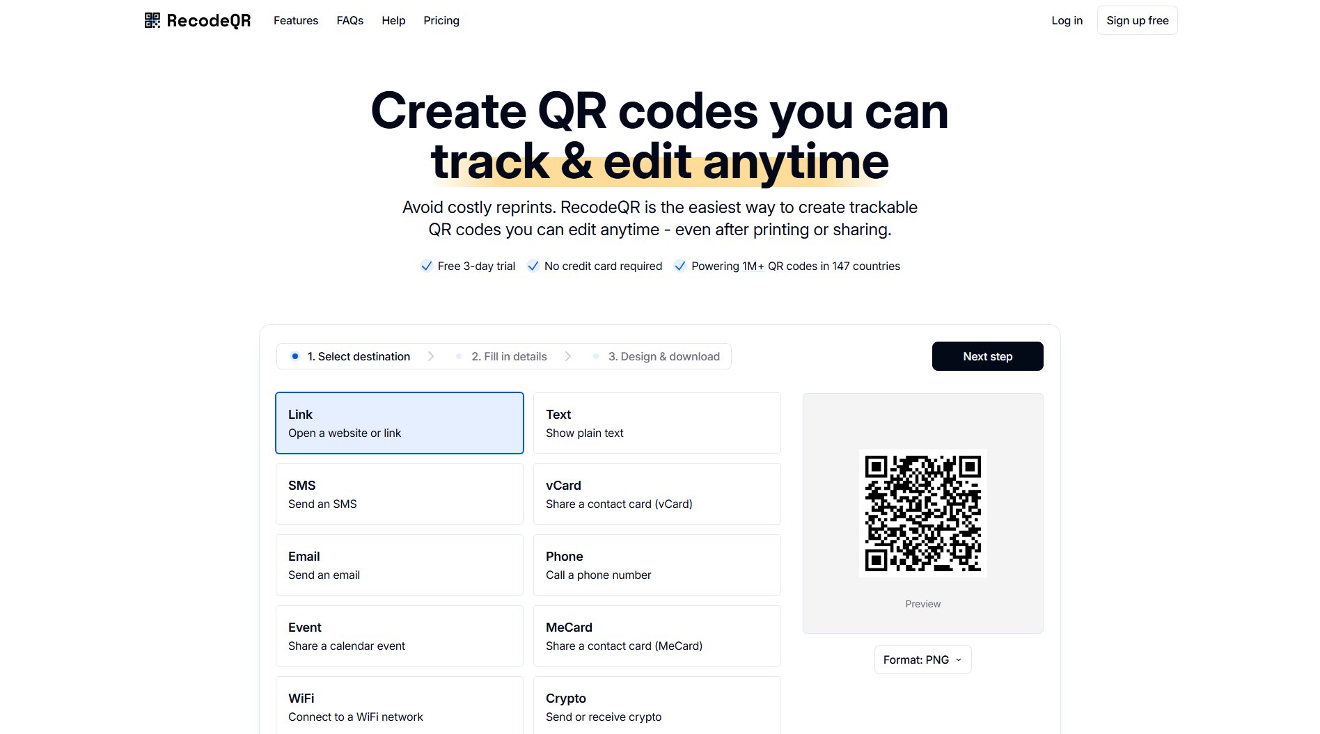 RecodeQR RecodeQR Interface & Screenshots RecodeQR RecodeQR Interface & Screenshots