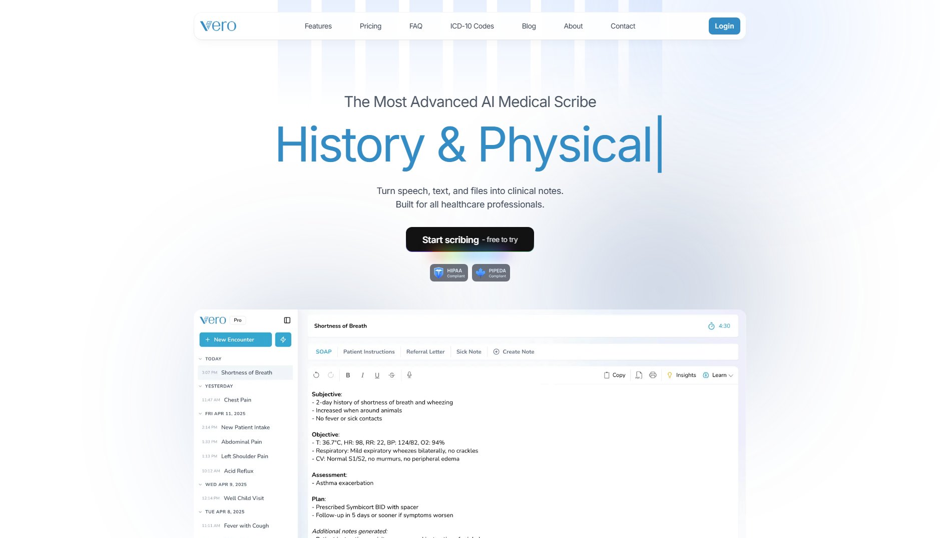 Vero Scribe Screenshot Vero Scribe Screenshot