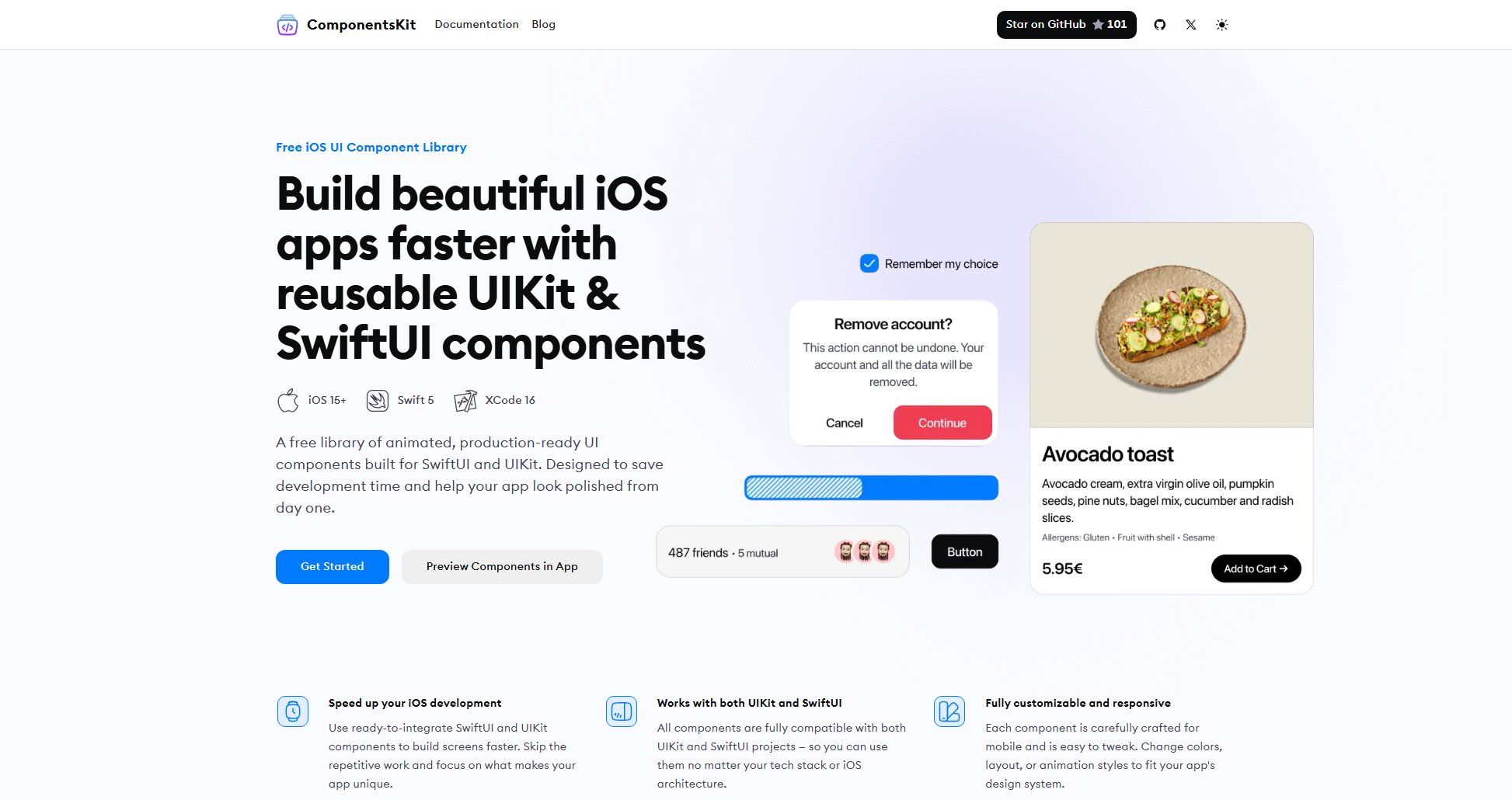ComponentsKit ComponentsKit Interface & Screenshots