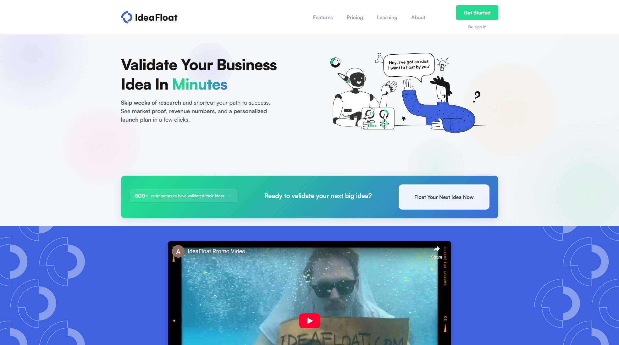 IdeaFloat IdeaFloat Interface & Screenshots IdeaFloat IdeaFloat Interface & Screenshots
