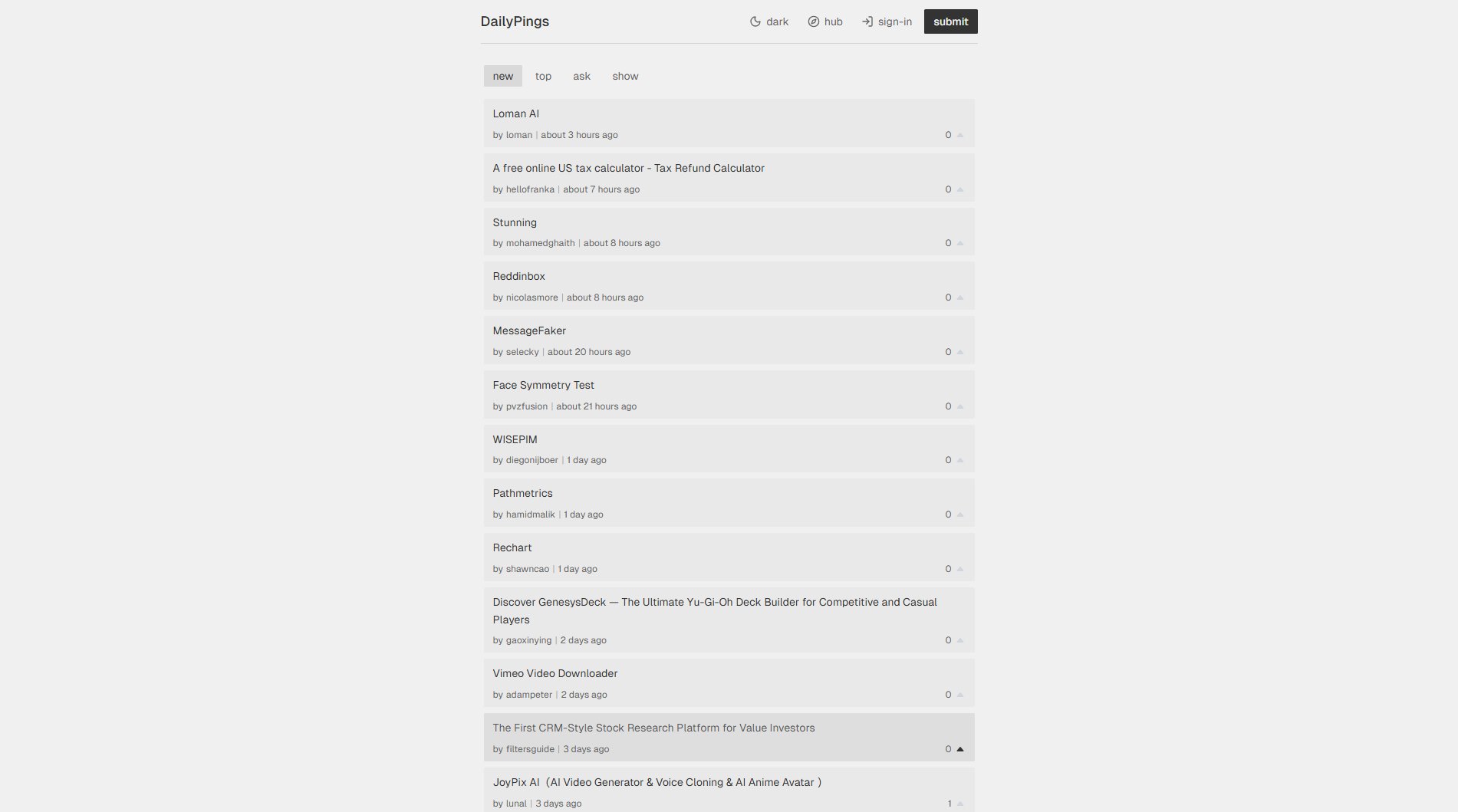 DailyPings DailyPings Interface & Screenshots DailyPings DailyPings Interface & Screenshots