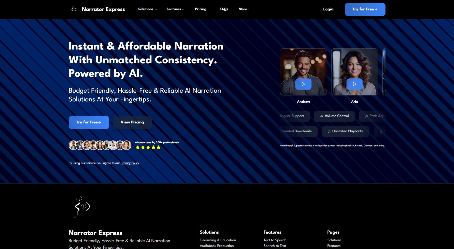 Narrator Express Narrator Express Interface & Screenshots