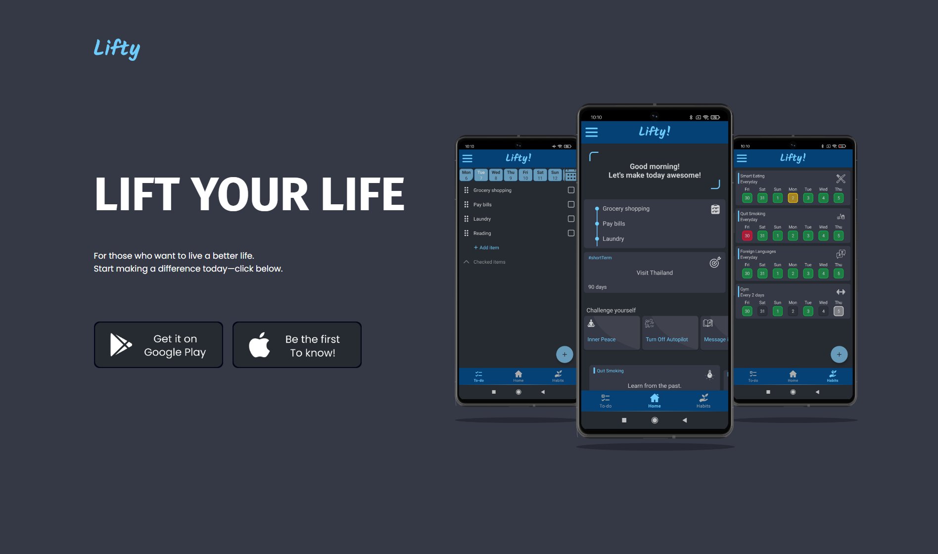 Lifty Lifty Interface & Screenshots