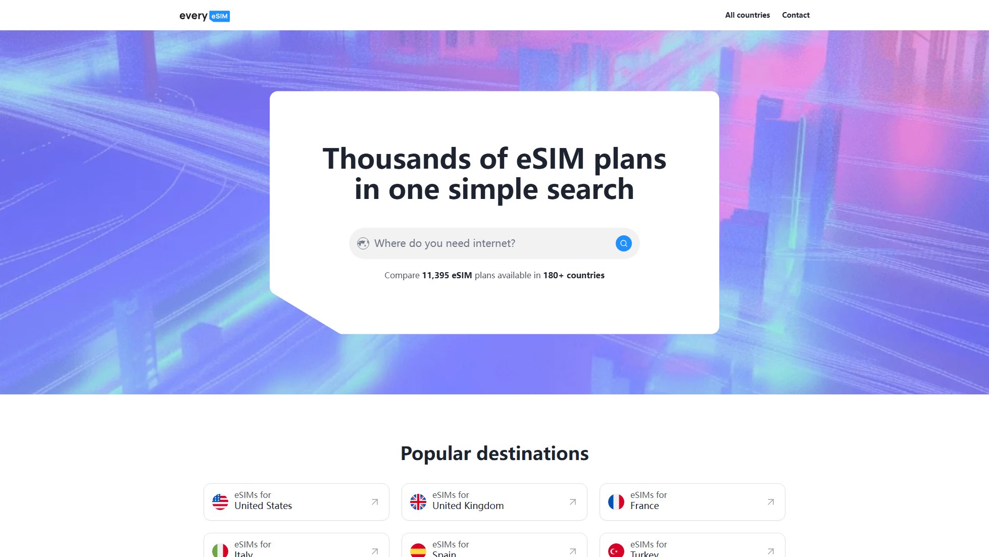 Every eSIM Every eSIM Interface & Screenshots Every eSIM Every eSIM Interface & Screenshots