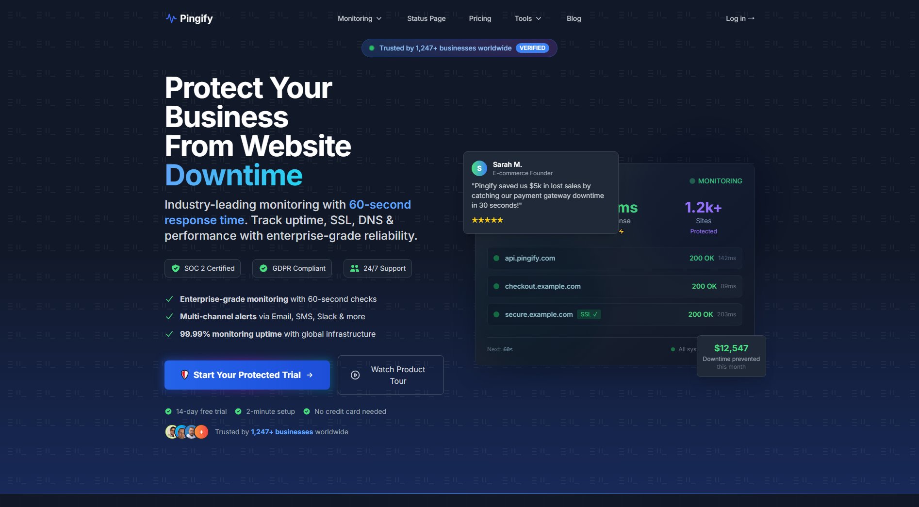 Pingify Pingify Interface & Screenshots Pingify Pingify Interface & Screenshots