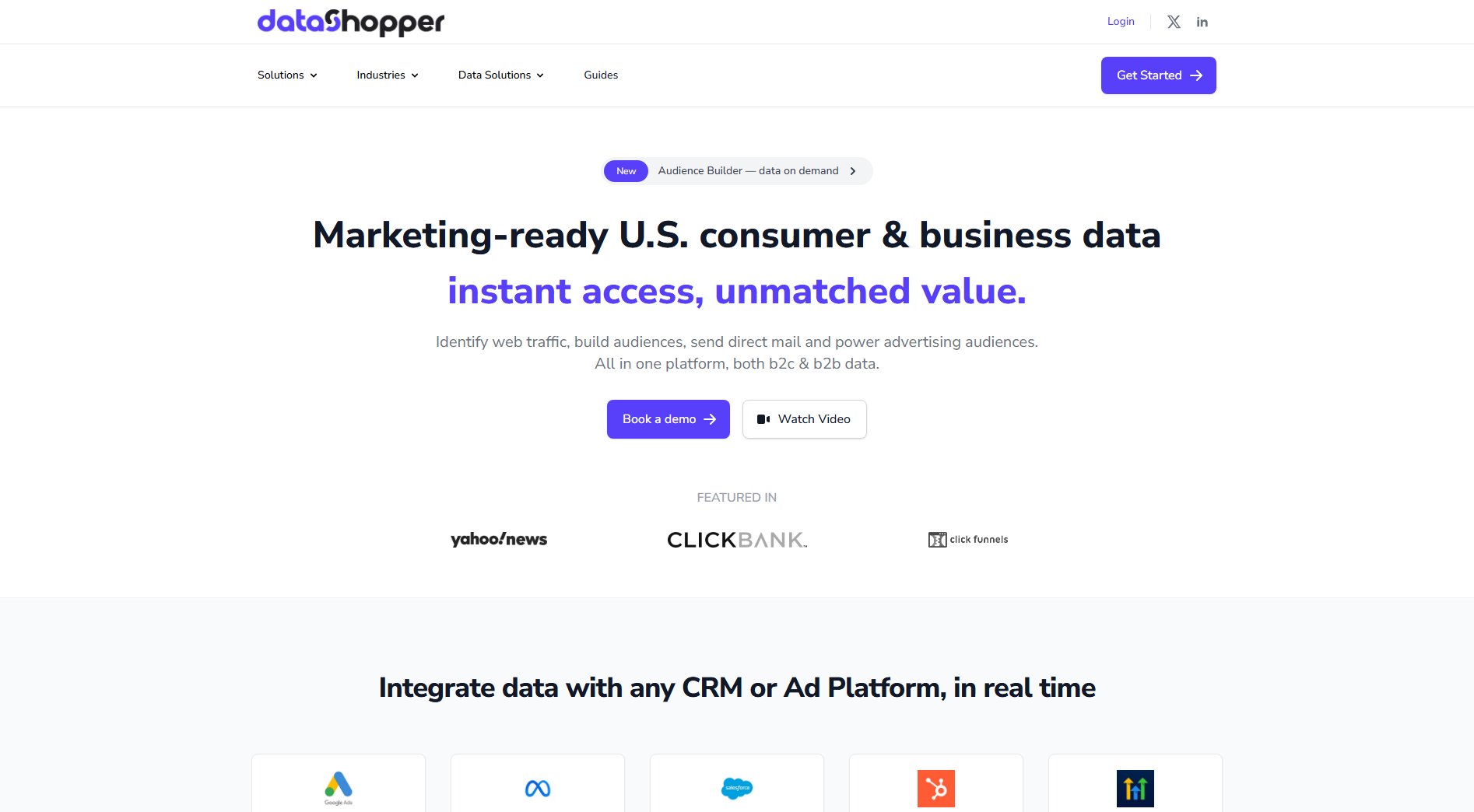 DataShopper DataShopper Interface & Screenshots
