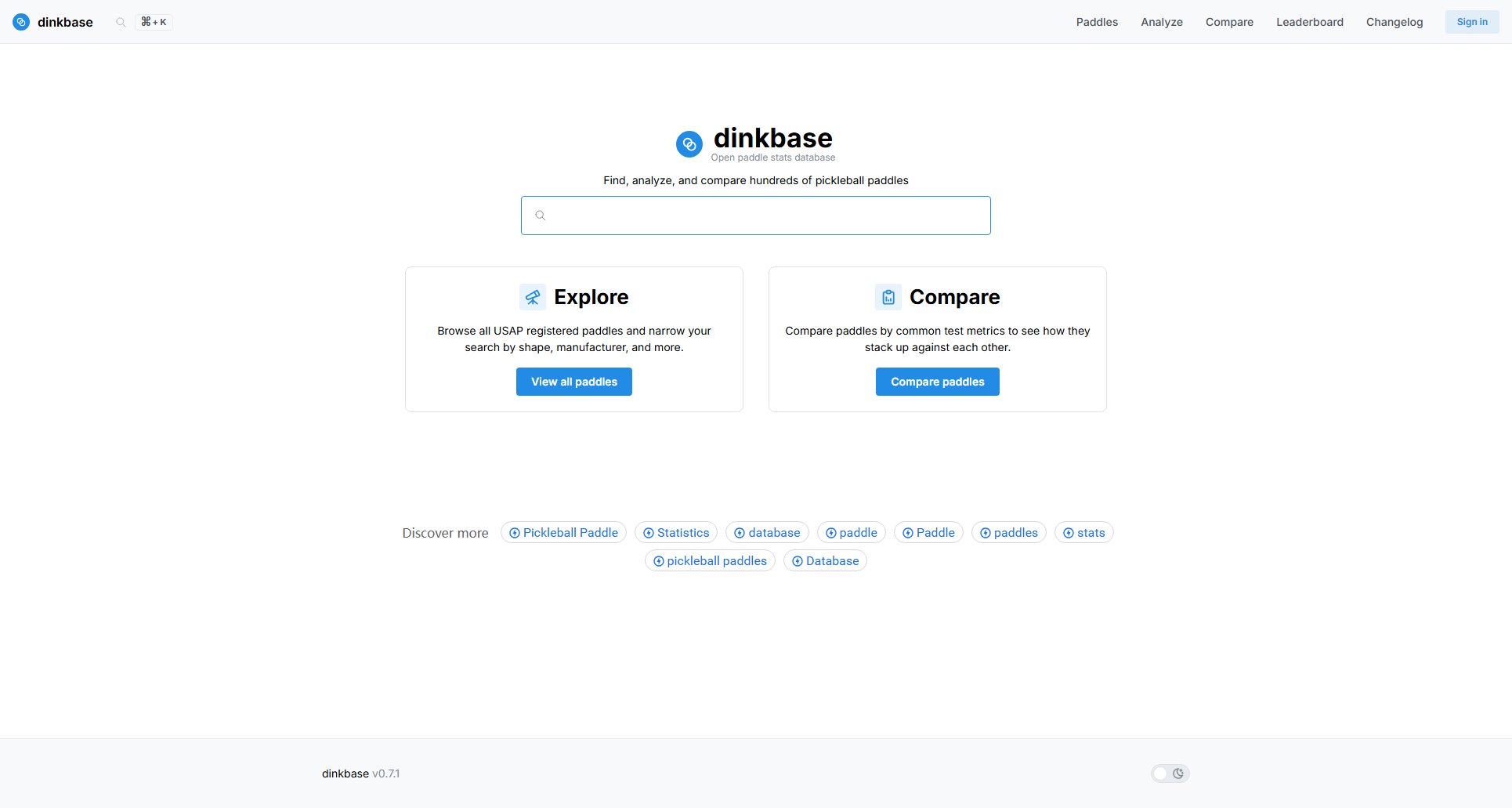 Dinkbase Dinkbase Interface & Screenshots
