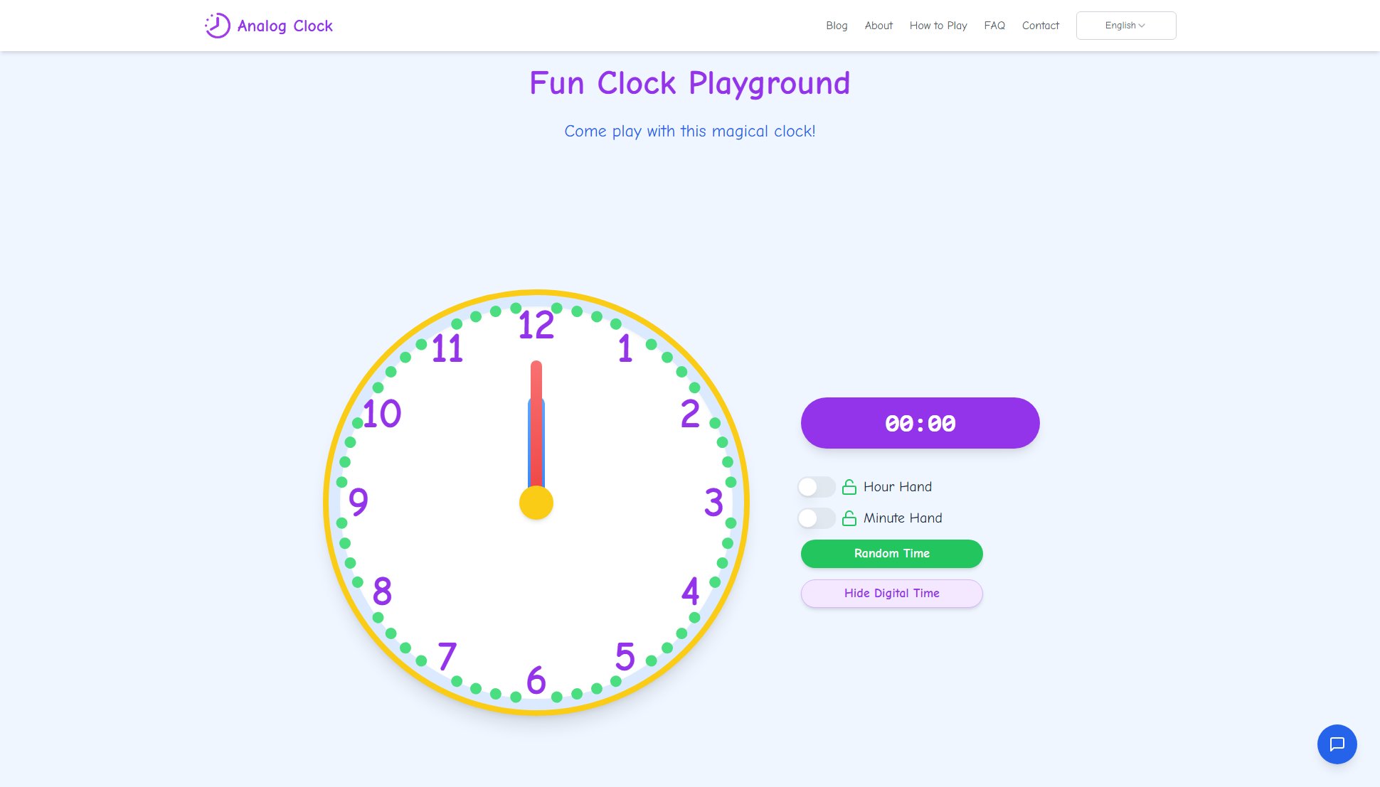 Fun Clock Playground Fun Clock Playground Interface & Screenshots