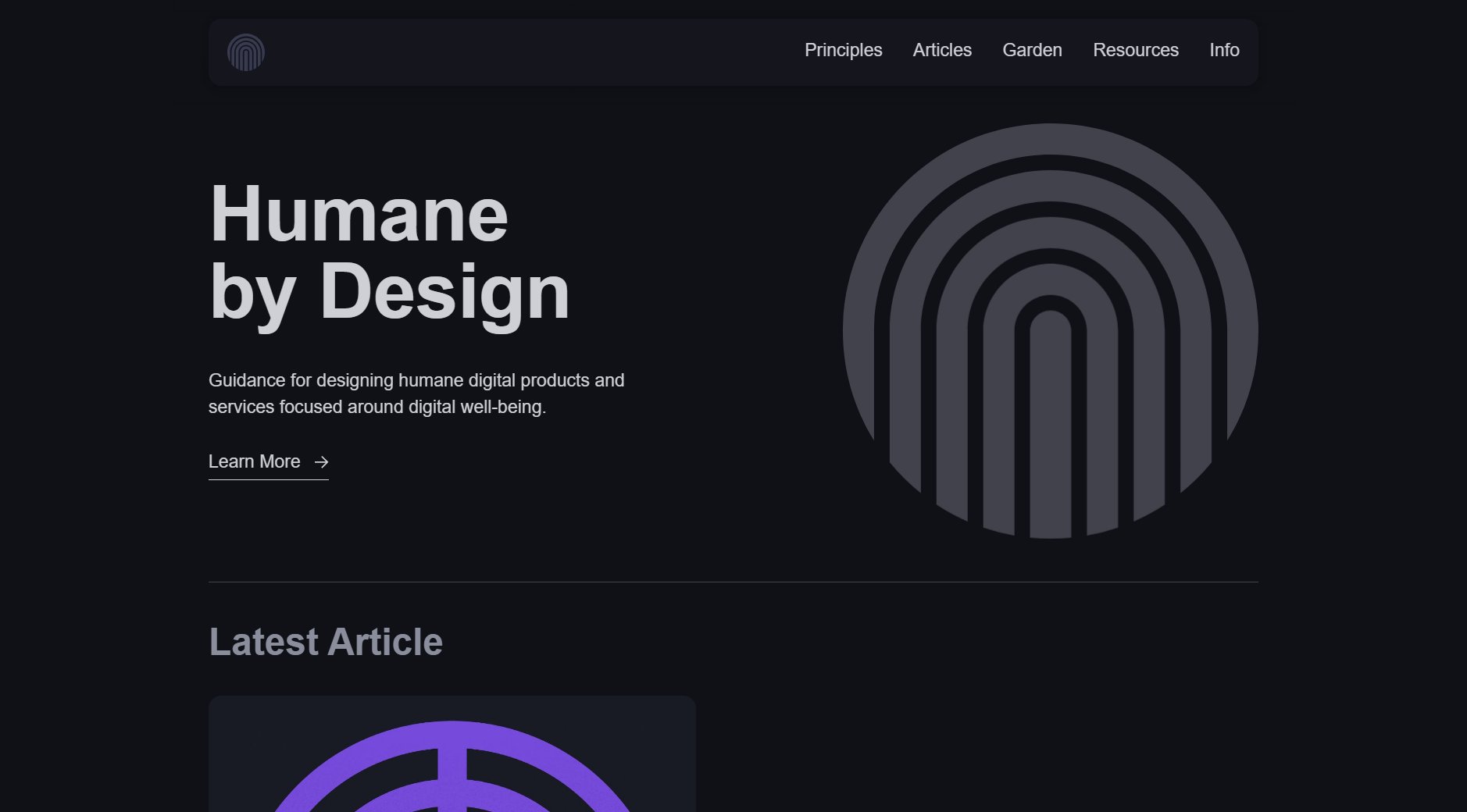 Humane by Design Humane by Design Interface & Screenshots