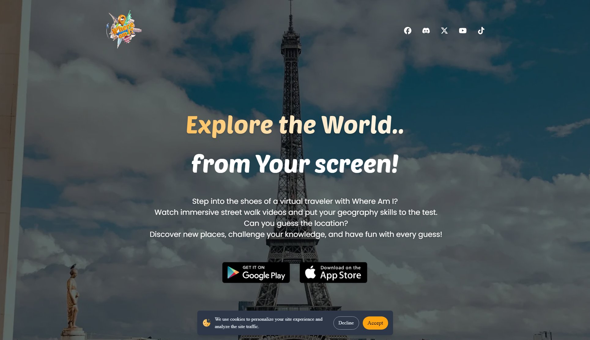 Where Am I? Where Am I? Interface & Screenshots