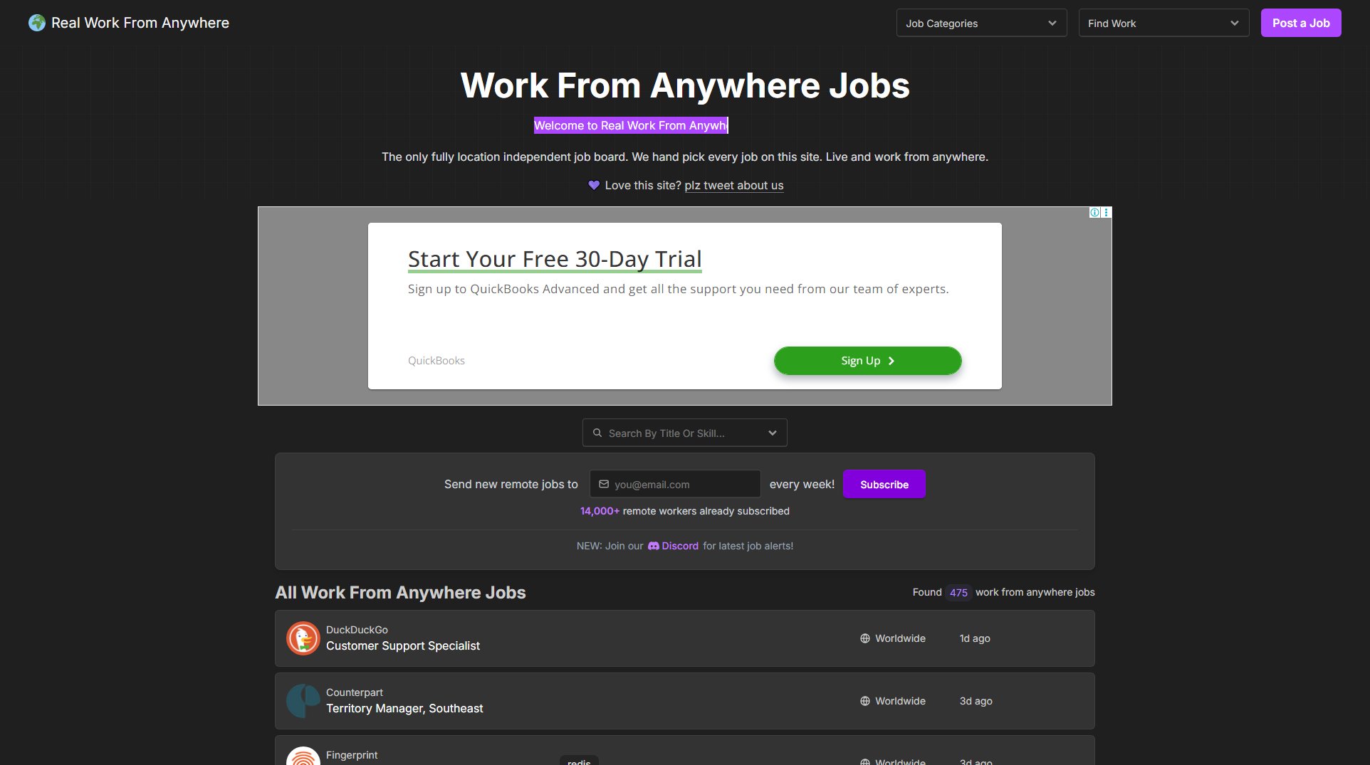Real Work From Anywhere Real Work From Anywhere Interface & Screenshots Real Work From Anywhere Real Work From Anywhere Interface & Screenshots