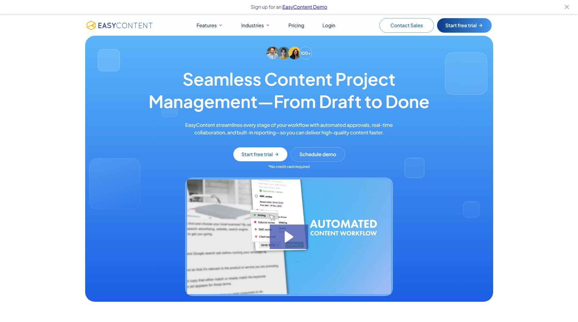 EasyContent EasyContent Interface & Screenshots