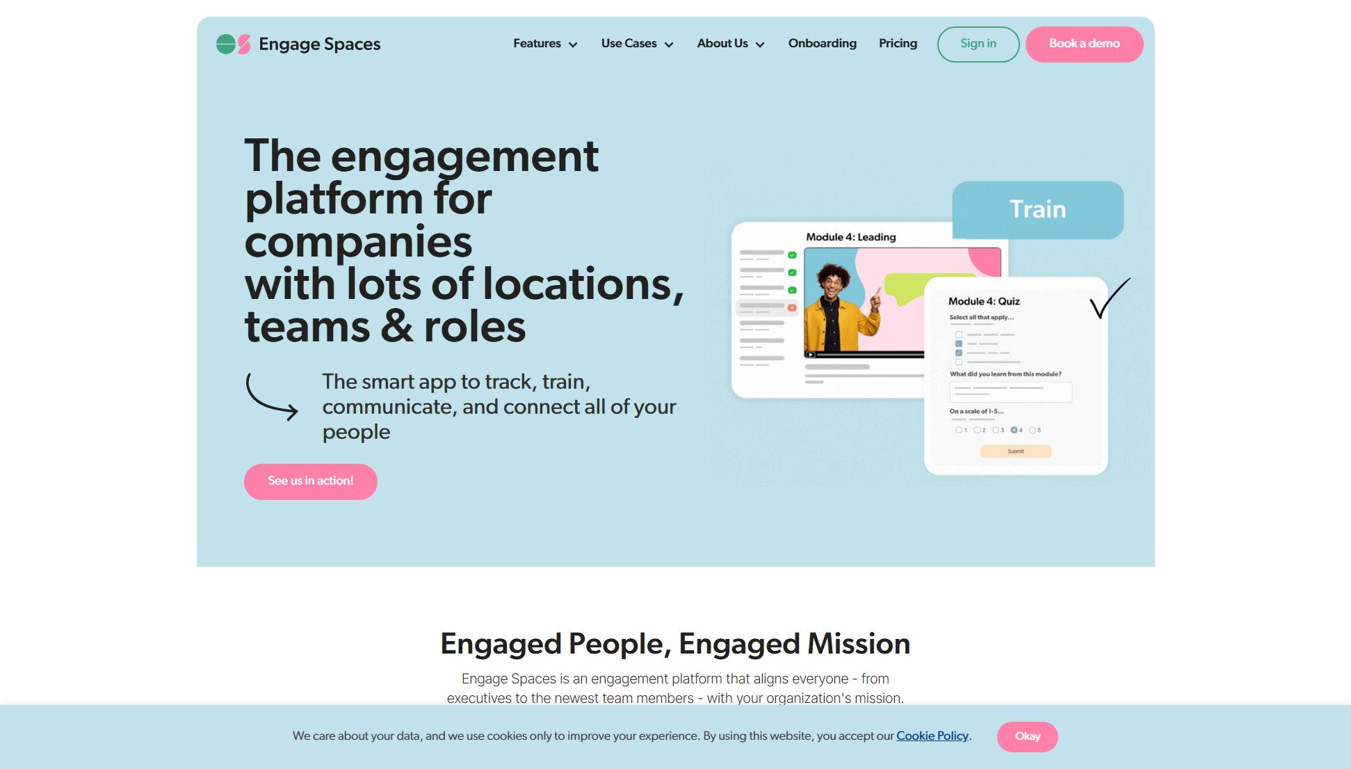 Engage Spaces Screenshot