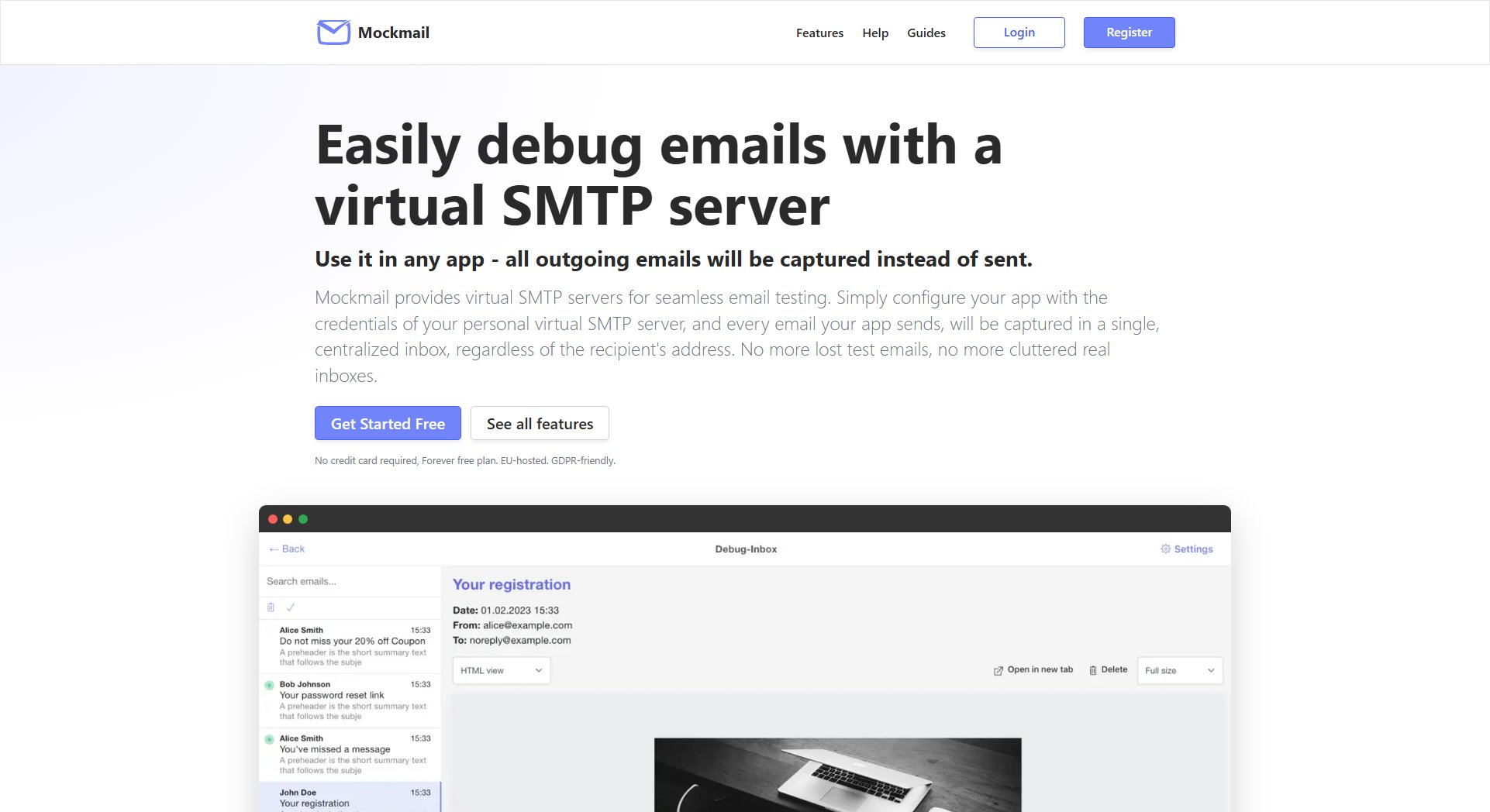 Mockmail Mockmail Interface & Screenshots Mockmail Mockmail Interface & Screenshots