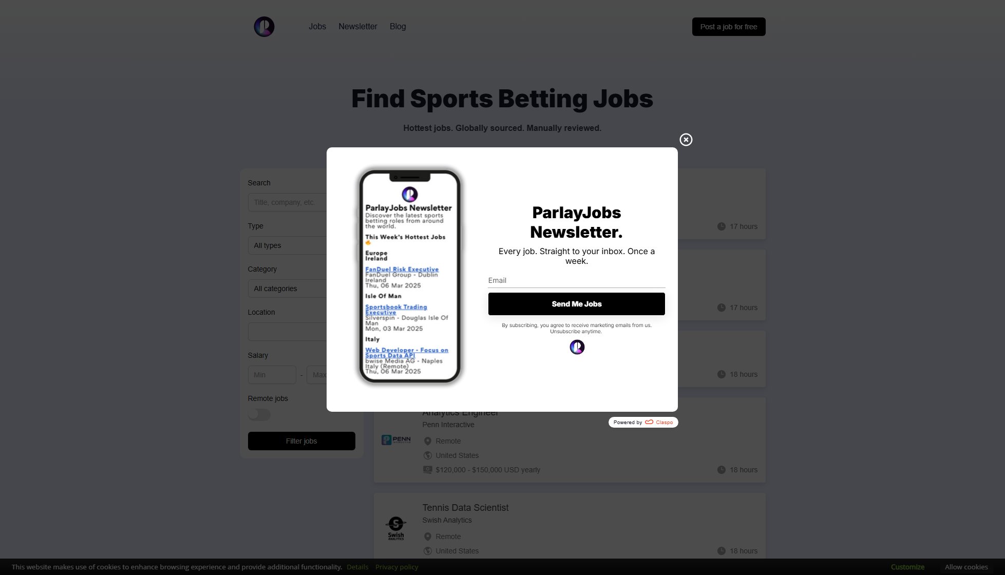 ParlayJobs Screenshot ParlayJobs Screenshot