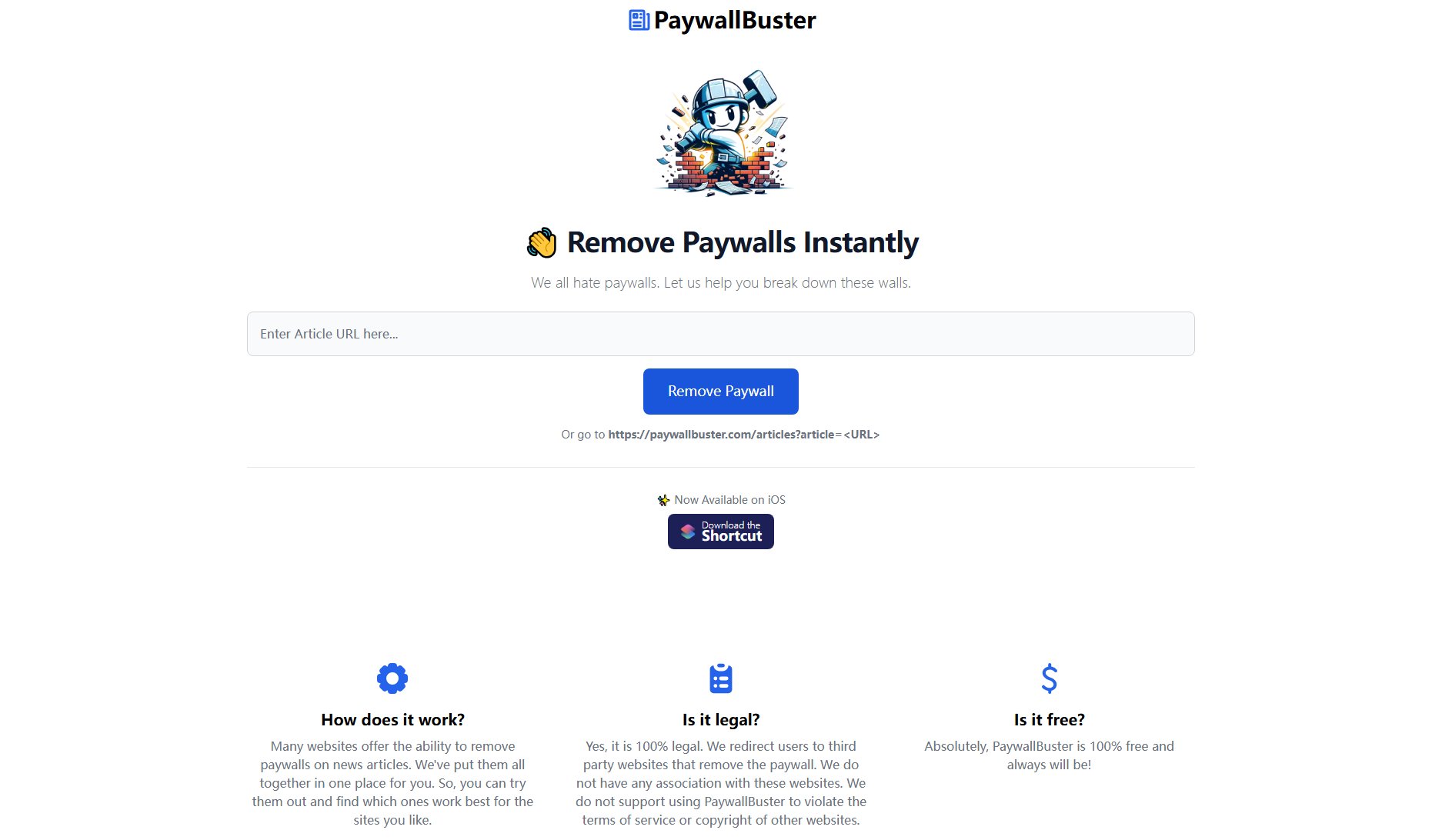 PaywallBuster PaywallBuster Interface & Screenshots PaywallBuster PaywallBuster Interface & Screenshots