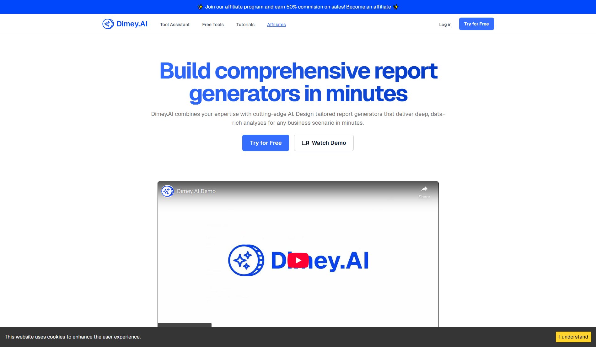 Dimey.AI Dimey.AI Interface & Screenshots