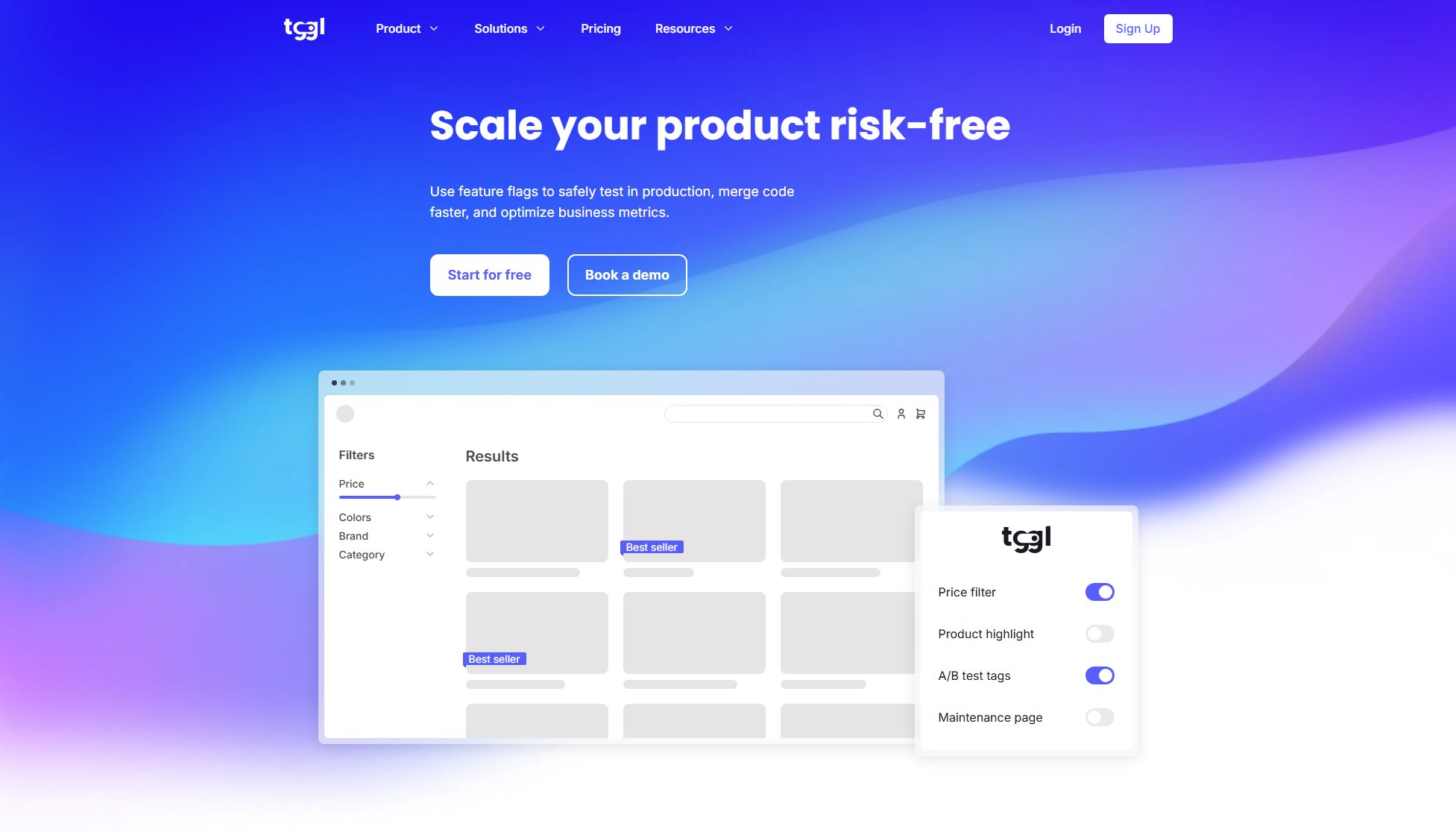 Tggl.io Tggl.io Interface & Screenshots Tggl.io Tggl.io Interface & Screenshots