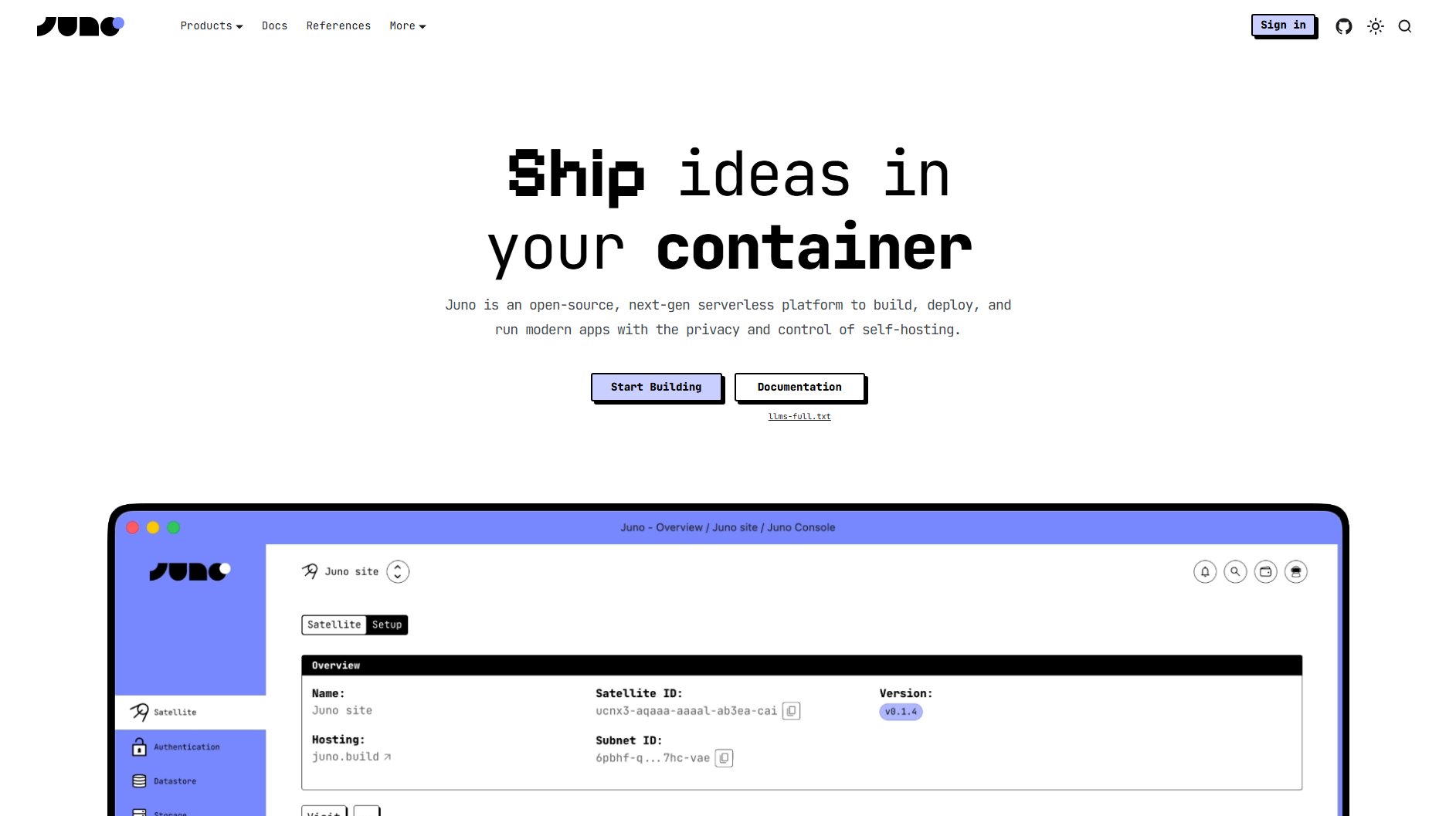 Juno Juno Interface & Screenshots Juno Juno Interface & Screenshots