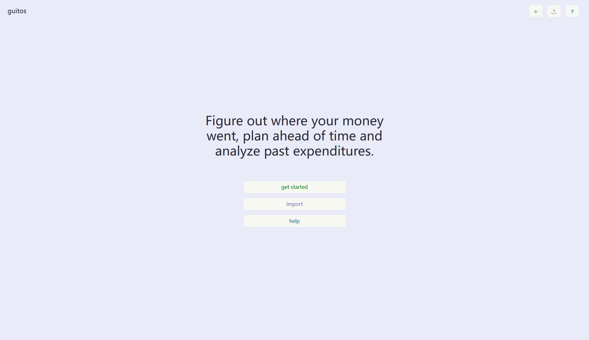 guitos guitos Interface & Screenshots guitos guitos Interface & Screenshots