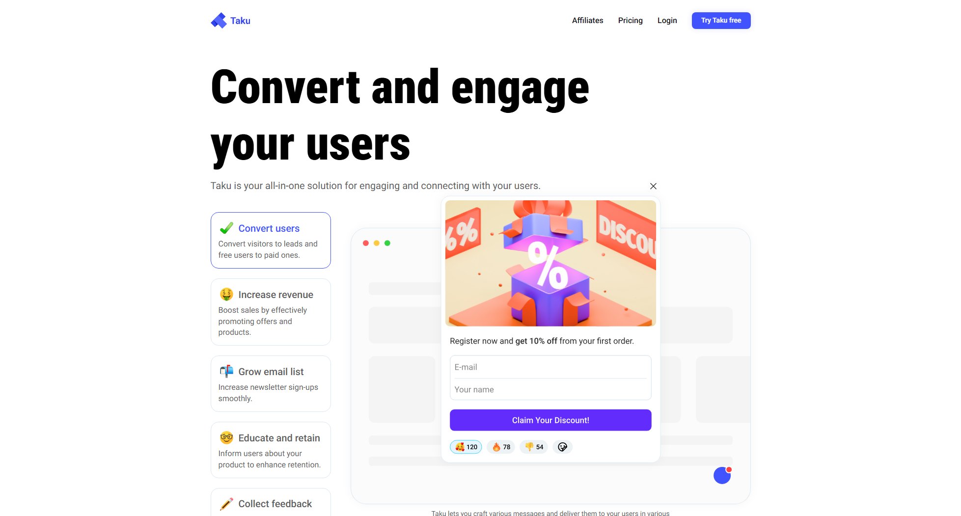 Taku Taku Interface & Screenshots Taku Taku Interface & Screenshots