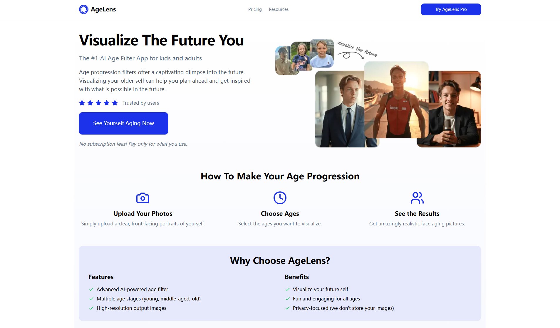 AgeLens AgeLens Interface & Screenshots AgeLens AgeLens Interface & Screenshots