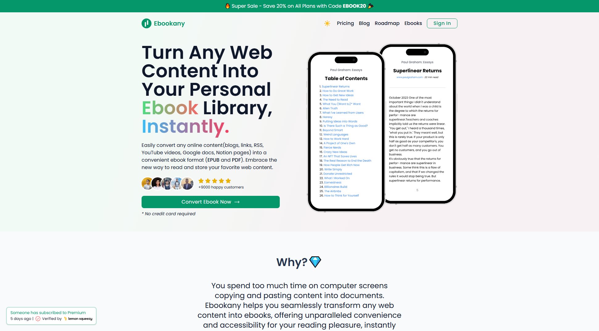Ebookany Ebookany Interface & Screenshots