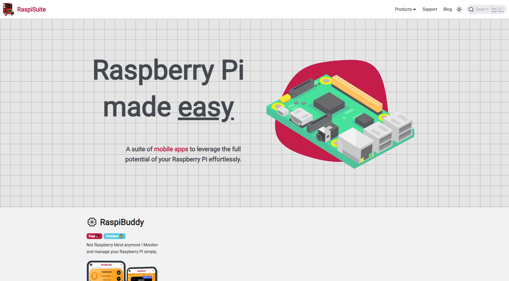 RaspiSuite RaspiSuite Interface & Screenshots RaspiSuite RaspiSuite Interface & Screenshots